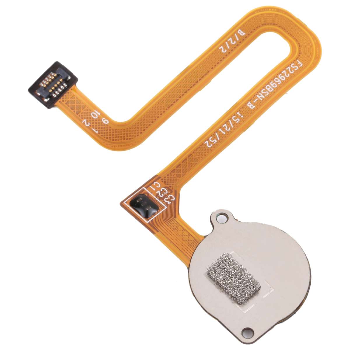 For Xiaomi Redmi 10C/Redmi 10 India/Poco C40 Fingerprint Sensor Flex Cable(Black)