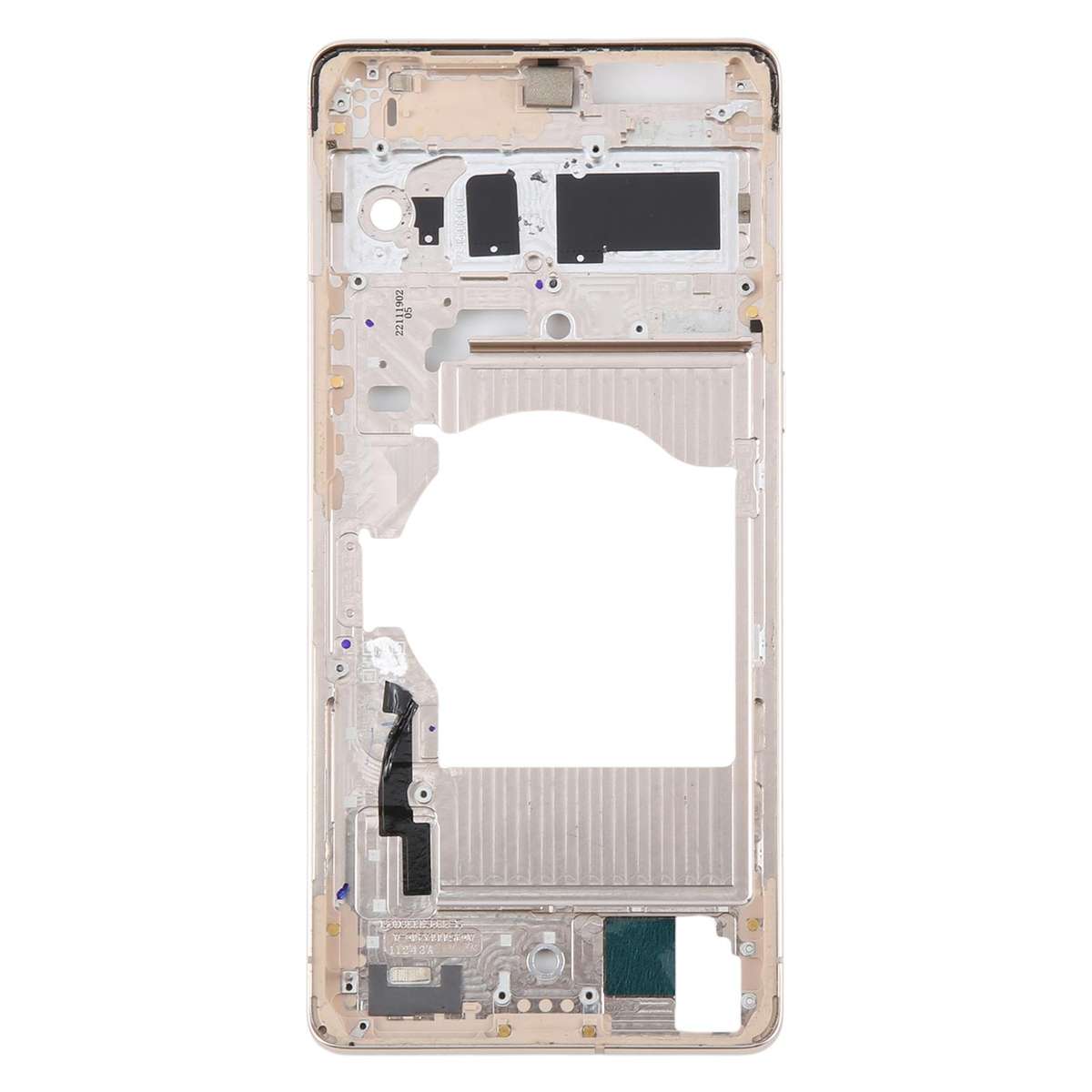 For Google Pixel 7 Pro Front Housing LCD Frame Bezel Plate(Black)