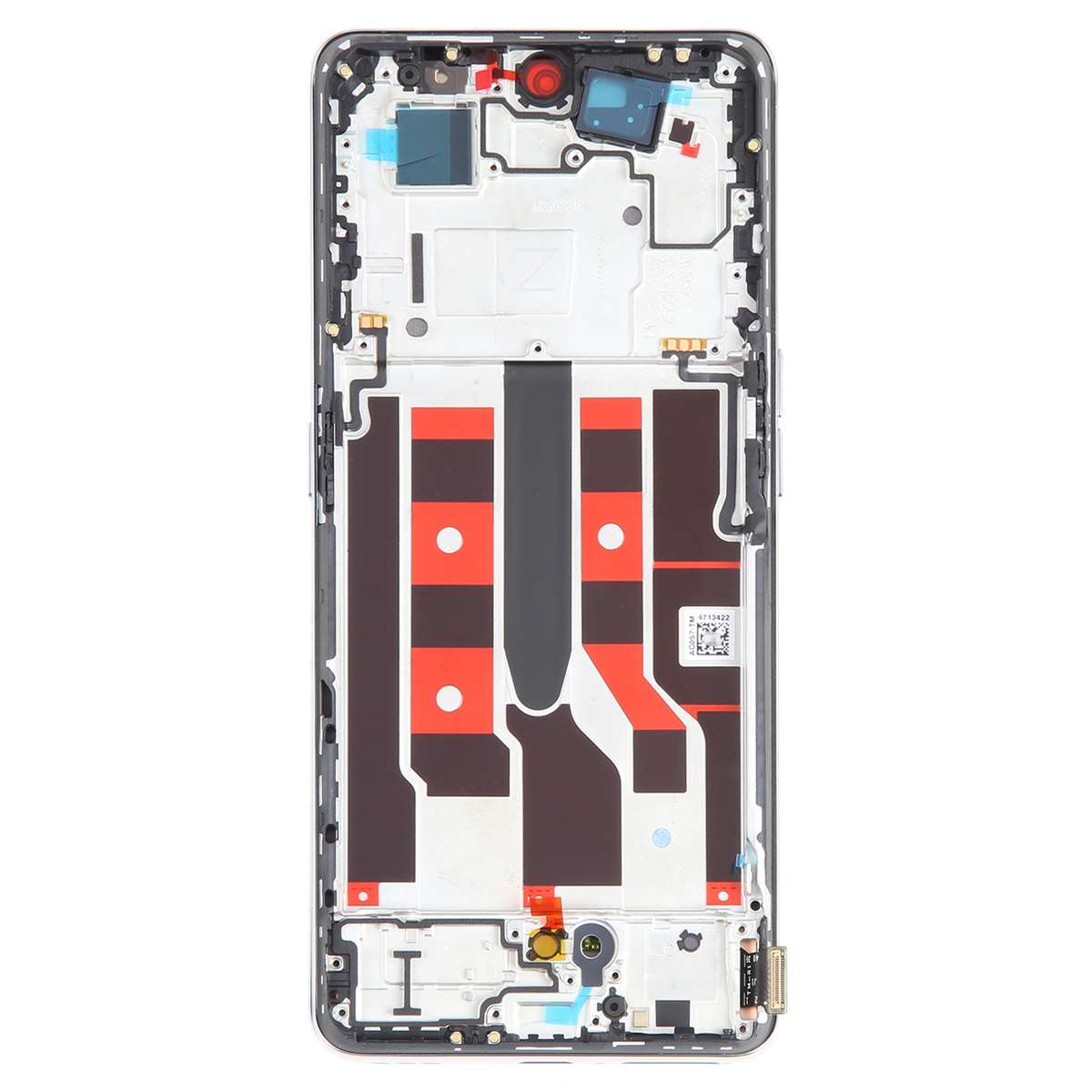 Original LCD Screen For OPPO A1 Pro Digitizer Full Assembly with Frame (Black)