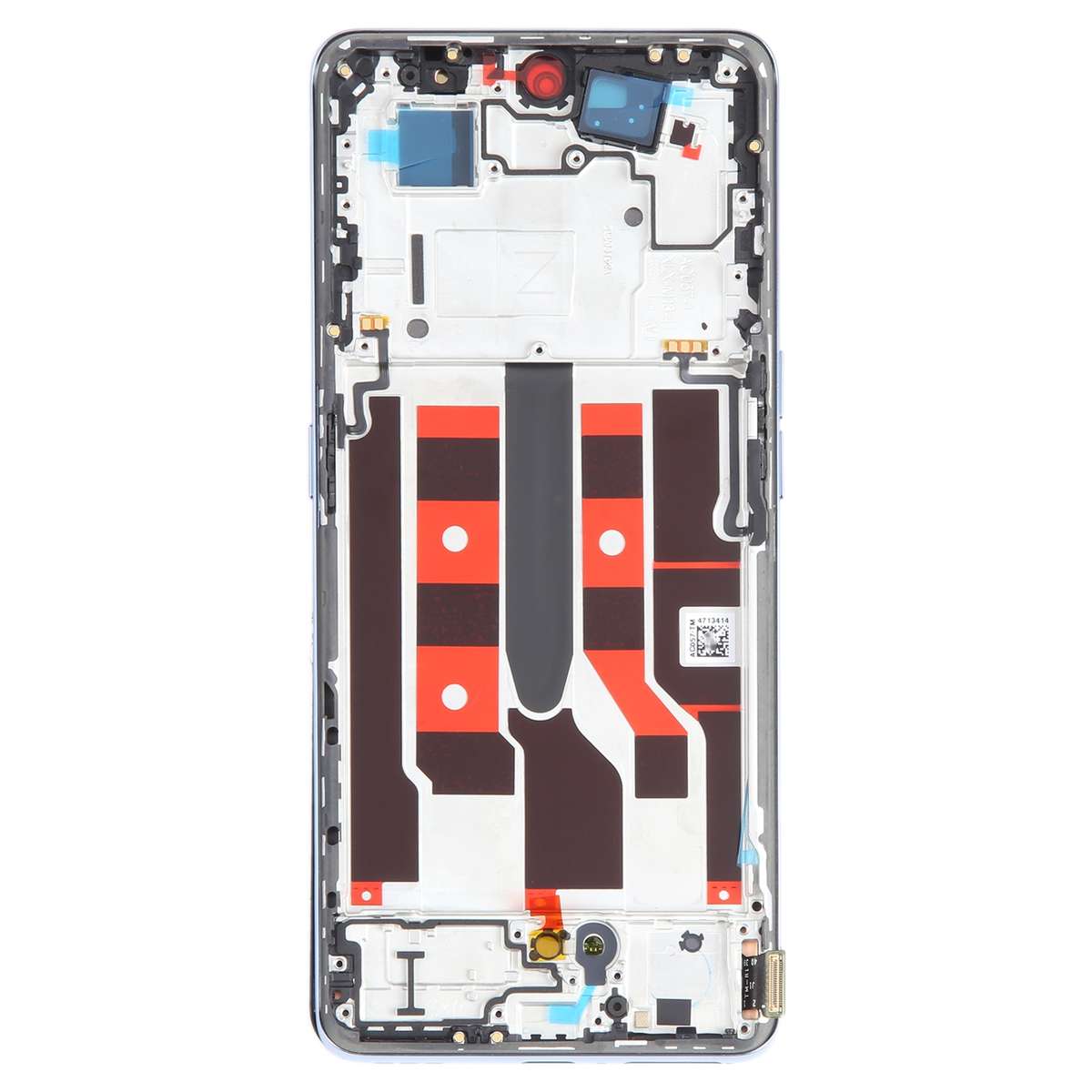 Original LCD Screen For OPPO A1 Pro Digitizer Full Assembly with Frame (Black)