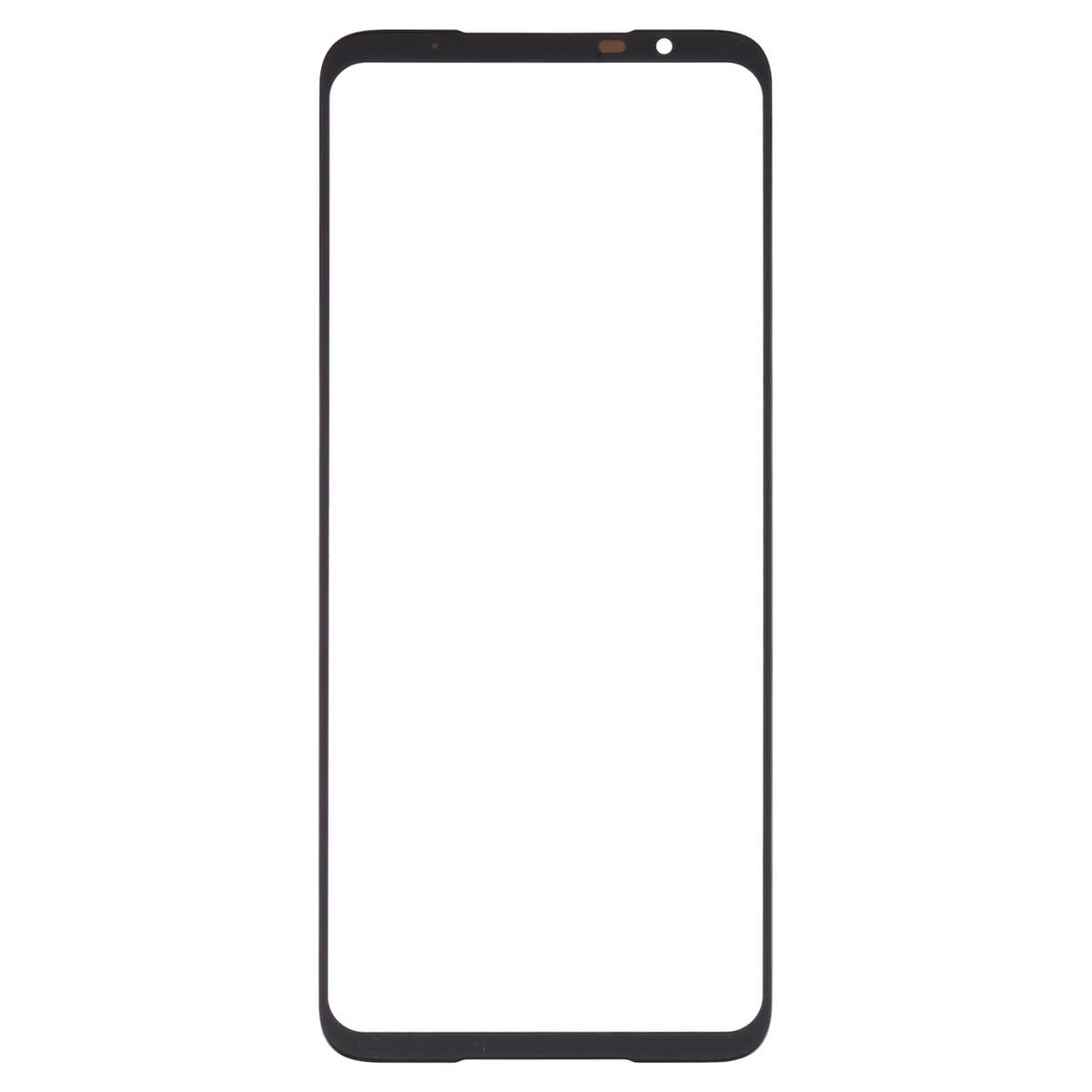 For Asus ROG Phone 5 Pro ZS673KS Front Screen Outer Glass Lens with OCA Optically Clear Adhesive (Bl