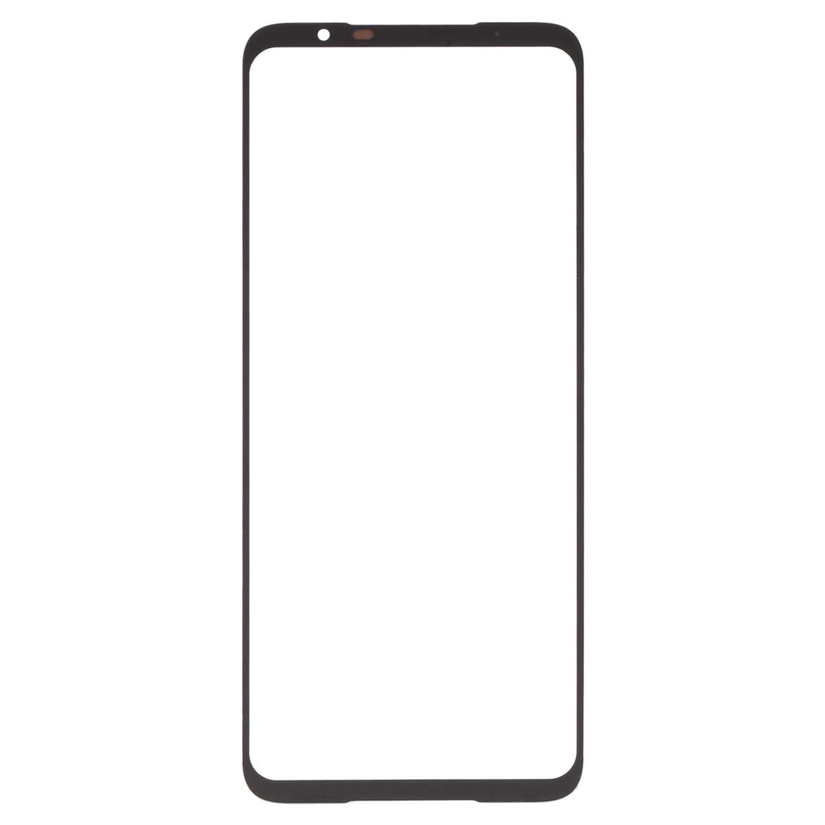 For Asus ROG Phone 5 Pro ZS673KS Front Screen Outer Glass Lens with OCA Optically Clear Adhesive (Bl