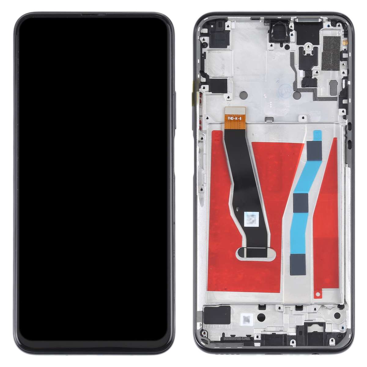 Original LCD Screen For Honor 9X Pro / Huawei Y9s Digitizer Full Assembly with Frame (Black)