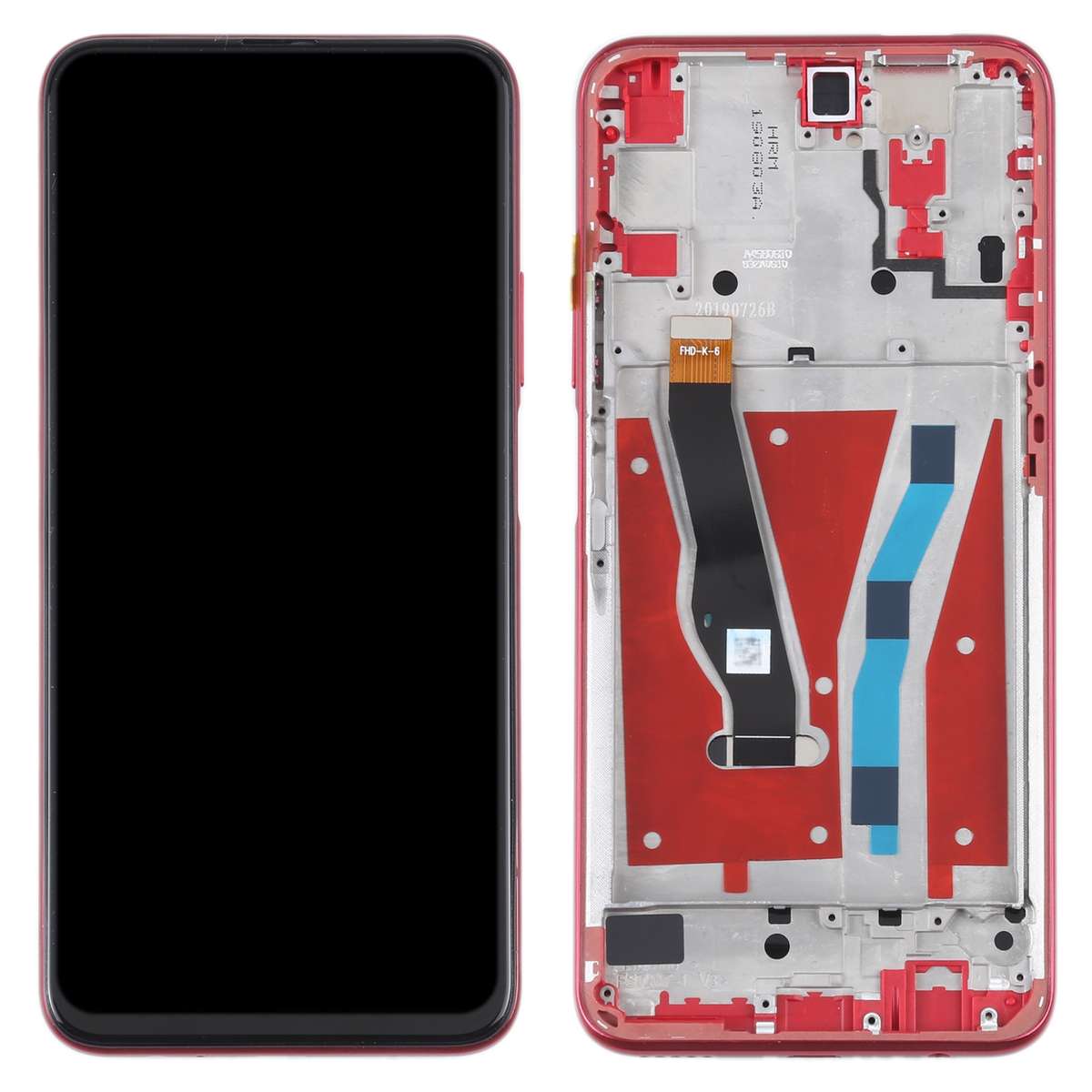 Original LCD Screen For Honor 9X Pro / Huawei Y9s Digitizer Full Assembly with Frame (Black)