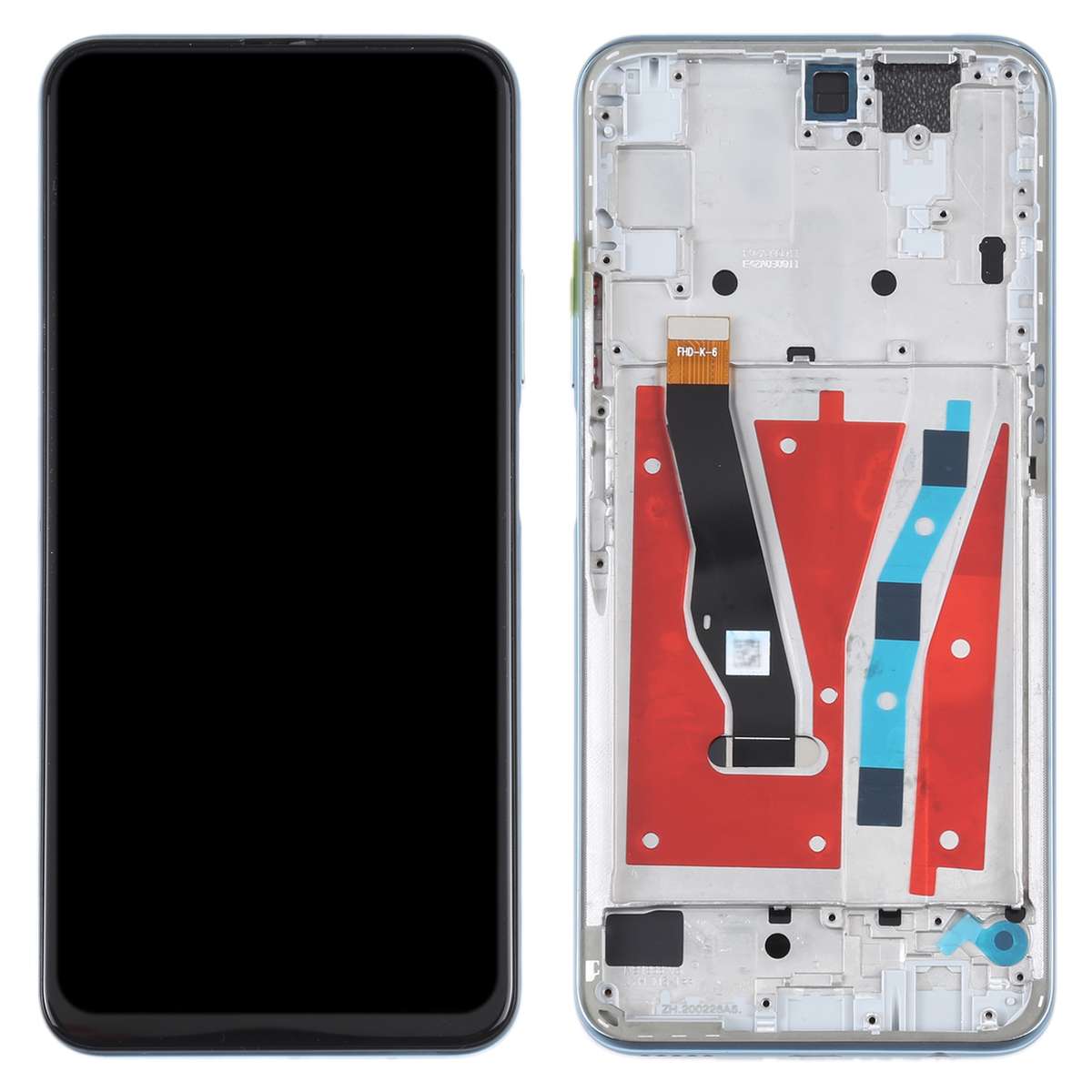 Original LCD Screen For Honor 9X Pro / Huawei Y9s Digitizer Full Assembly with Frame (Black)