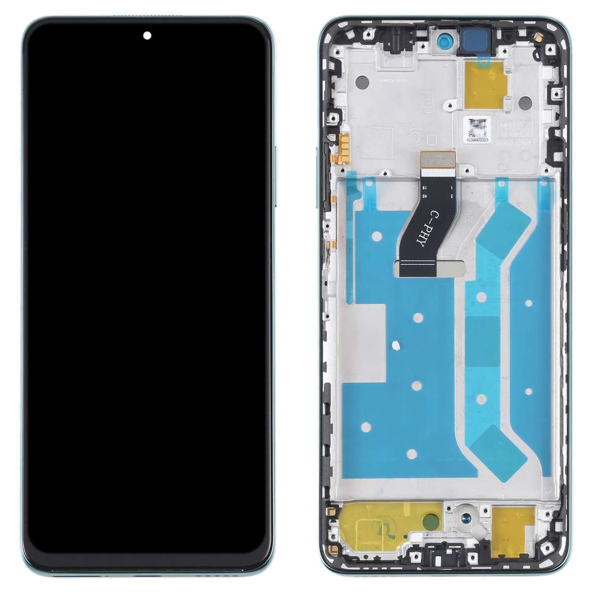 Original LCD Screen For Huawei Nova Y90 / Enjoy 50 Pro Digitizer Full Assembly with Frame(Black)