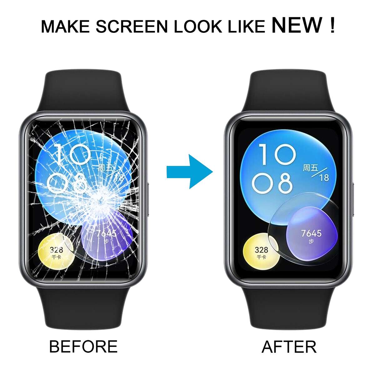 Original LCD Screen For Huawei Watch Fit 2 with Digitizer Full Assembly