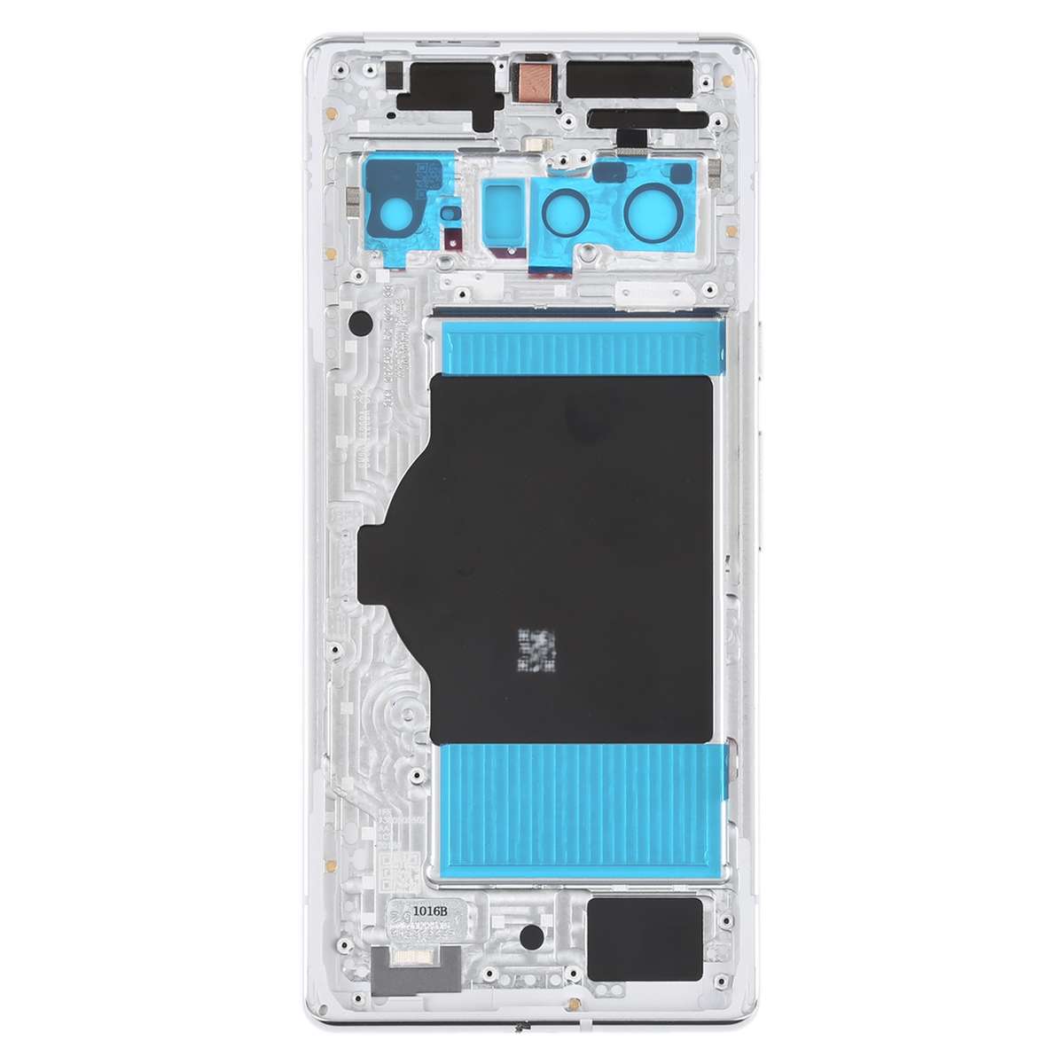 For Google Pixel 6 Pro Battery Back Cover with Middle Frame(White)