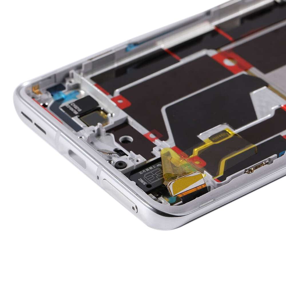 For OnePlus 10 Pro NE2210 NE2211 NE2213 Middle Frame Bezel Plate (Black)