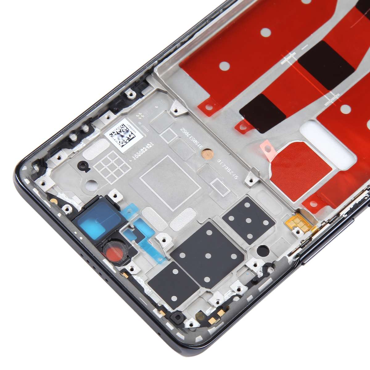 For Honor 70 Pro Front Housing LCD Frame Bezel Plate(Black)