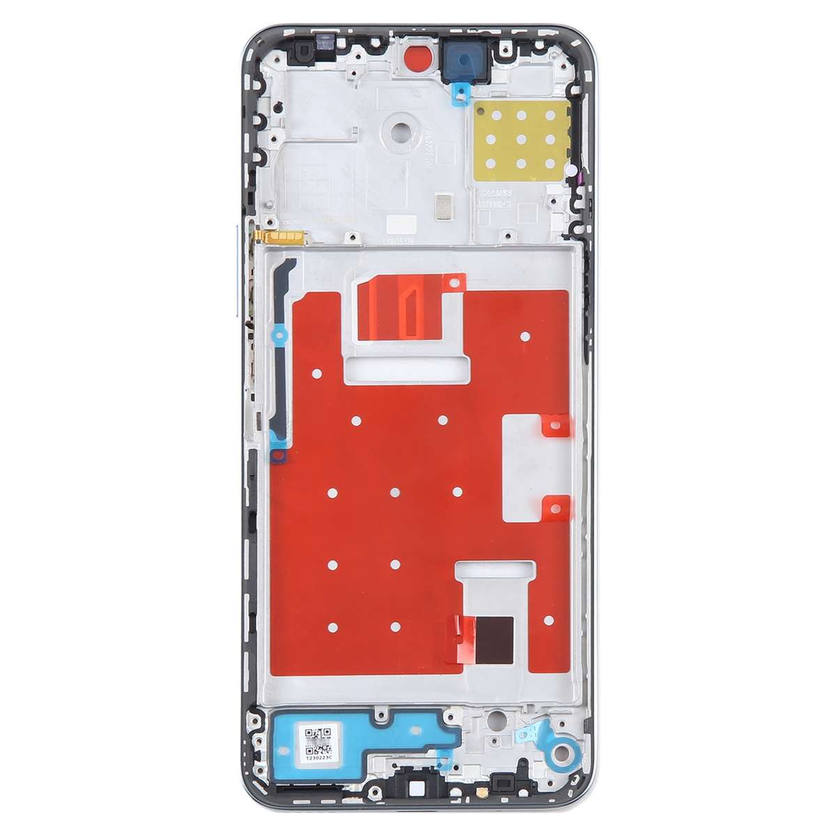 For Honor X8a Front Housing LCD Frame Bezel Plate(Black)