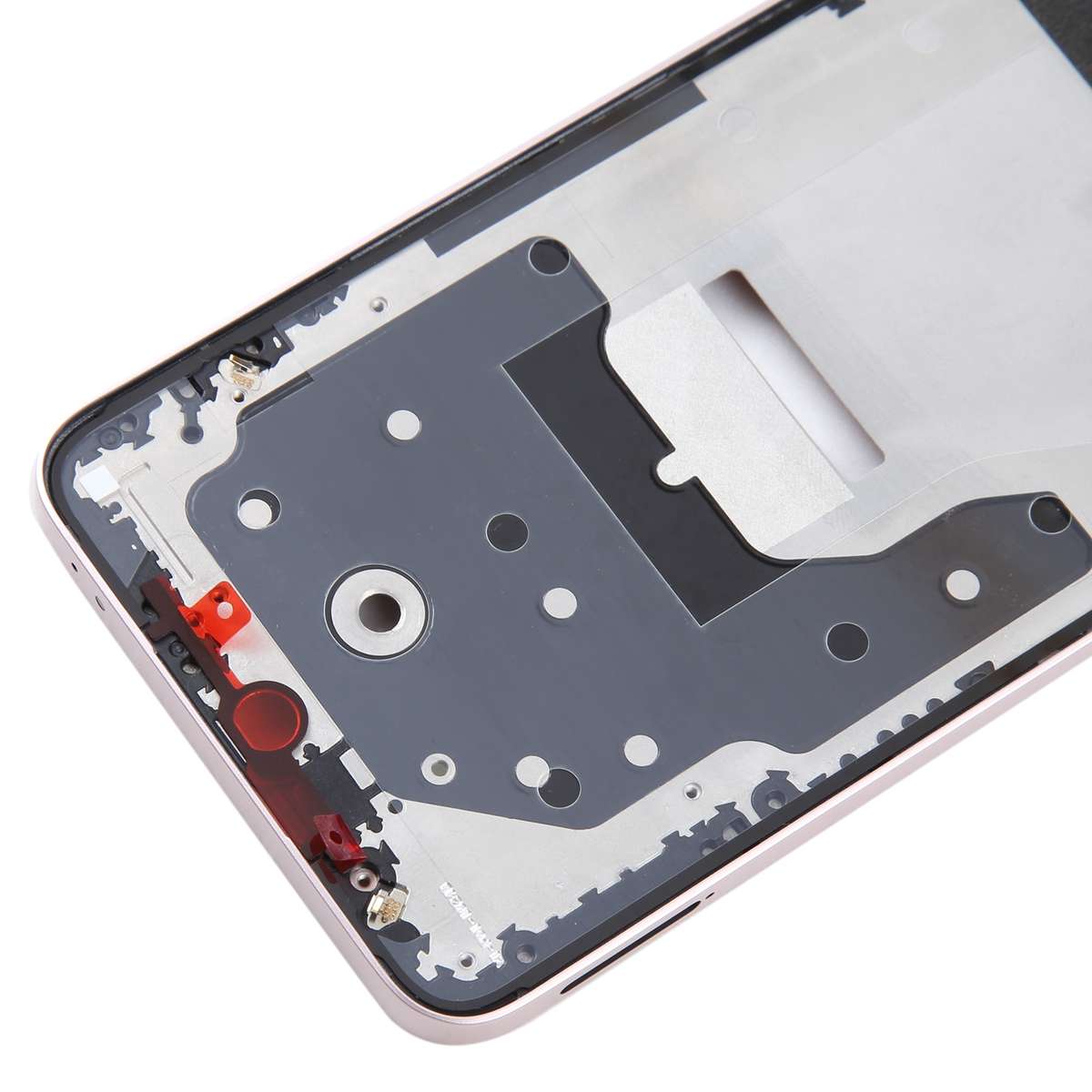 For Honor X8a Front Housing LCD Frame Bezel Plate(Black)