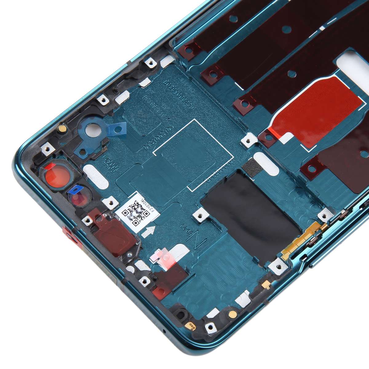 For Honor X8a Front Housing LCD Frame Bezel Plate(Green)