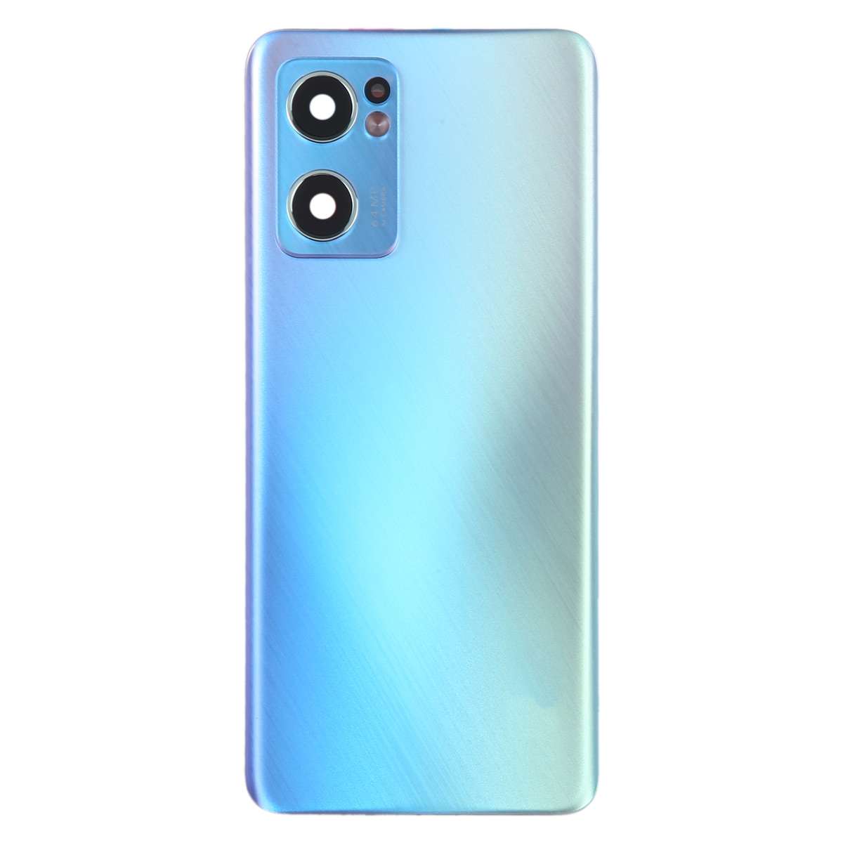 For OPPO Reno7 5G Original Battery Back Cover with Camera Lens Frame(Blue)