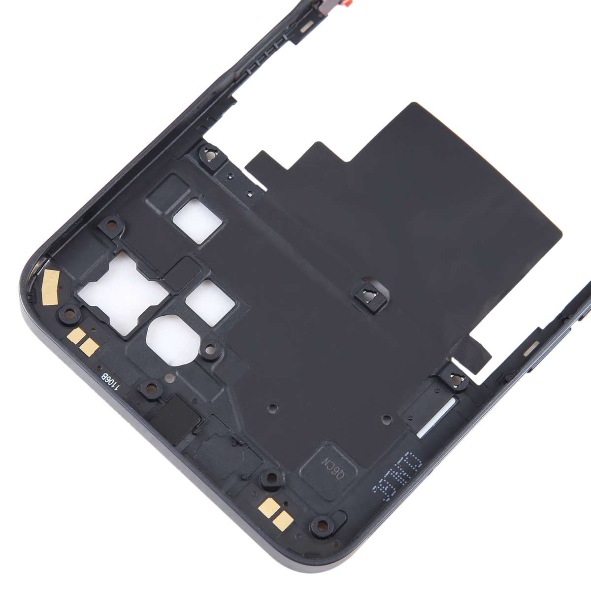 For Realme C35 Original Middle Frame Bezel Plate (Black)