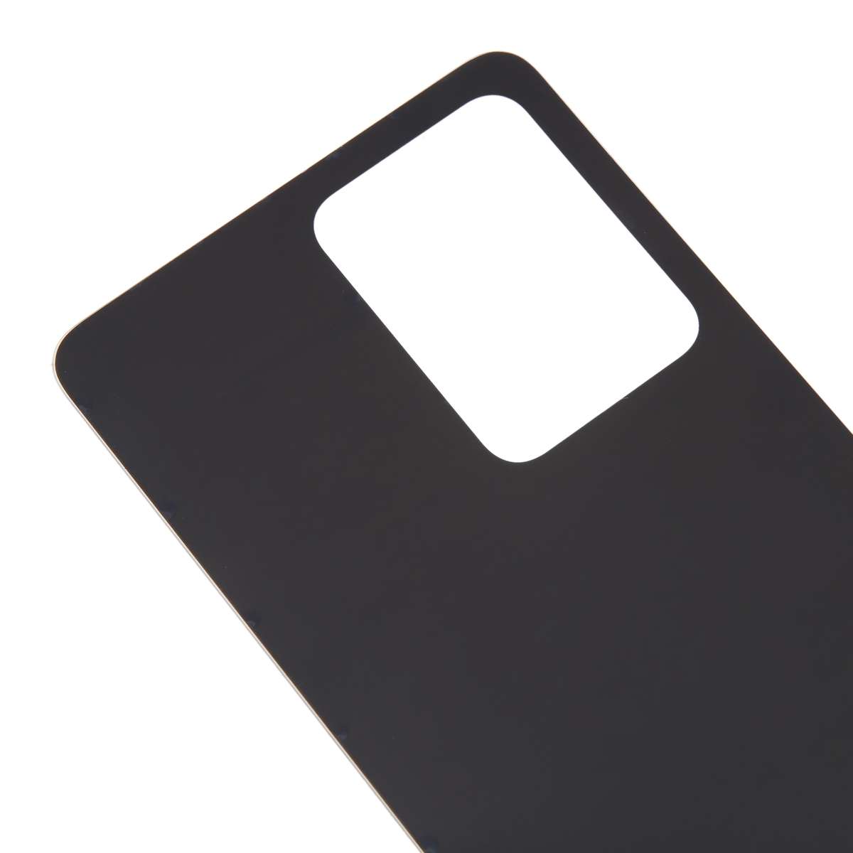For Xiaomi Redmi Note 12 Pro Glass Battery Back Cover(Black)