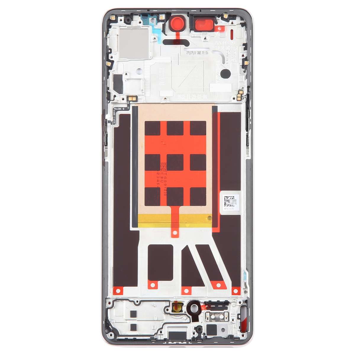 For OPPO Reno9 Pro Original Front Housing LCD Frame Bezel Plate (Black)