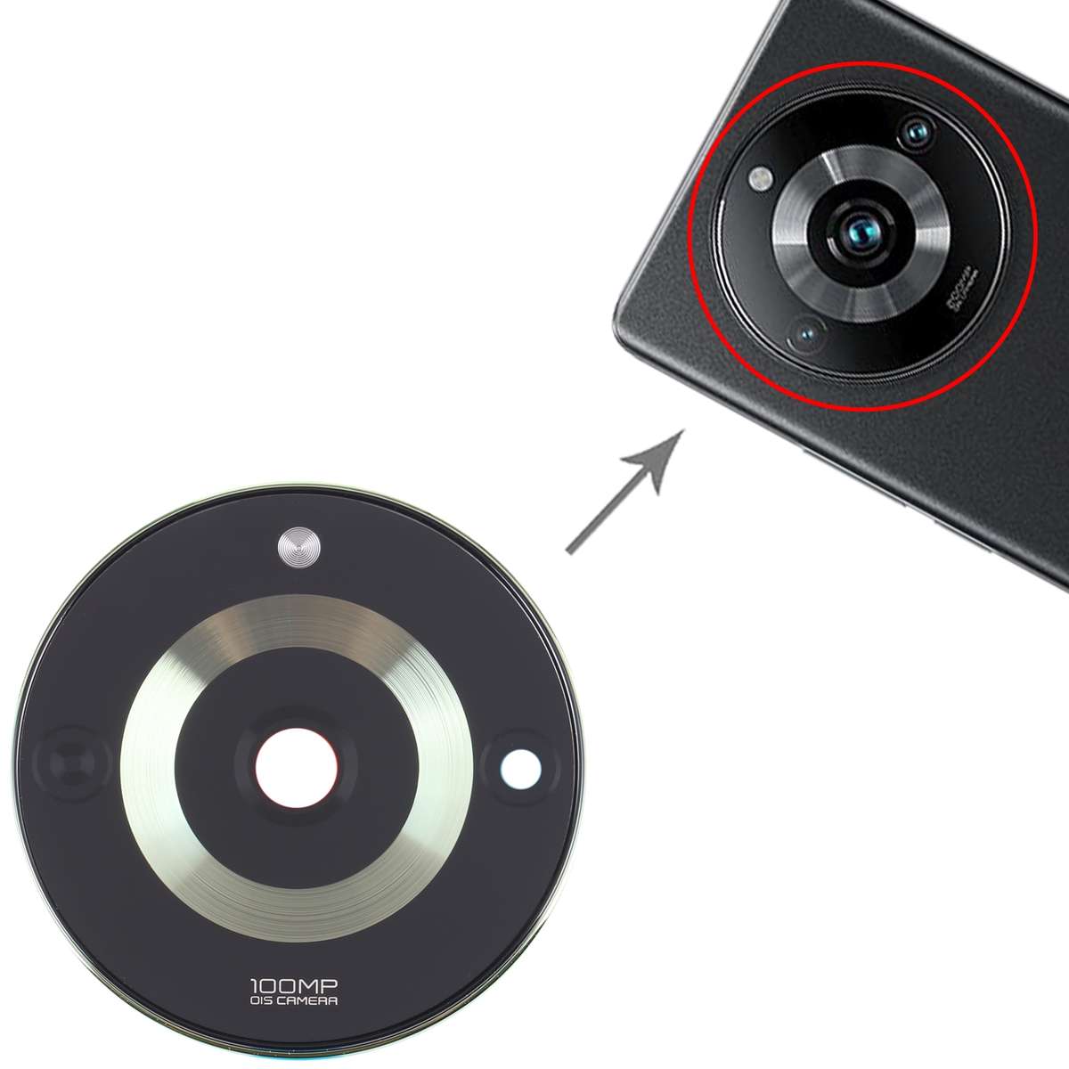 For Realme 11 Pro Original Camera Lens Cover (Black)