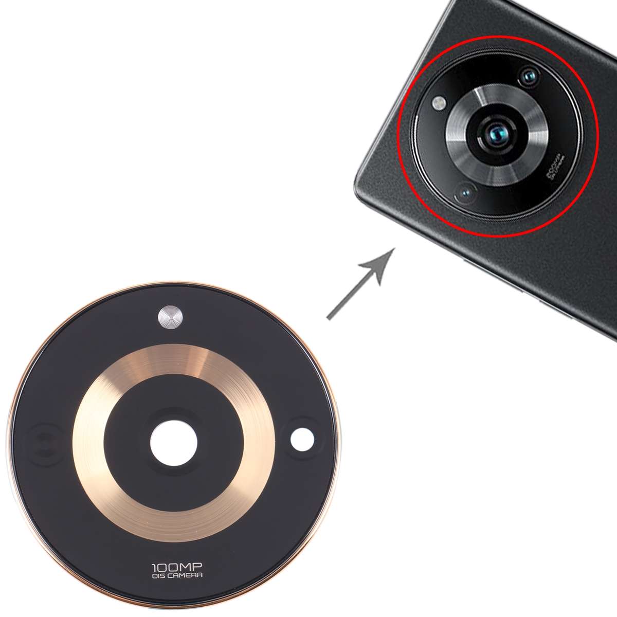 For Realme 11 Pro Original Camera Lens Cover (Black)