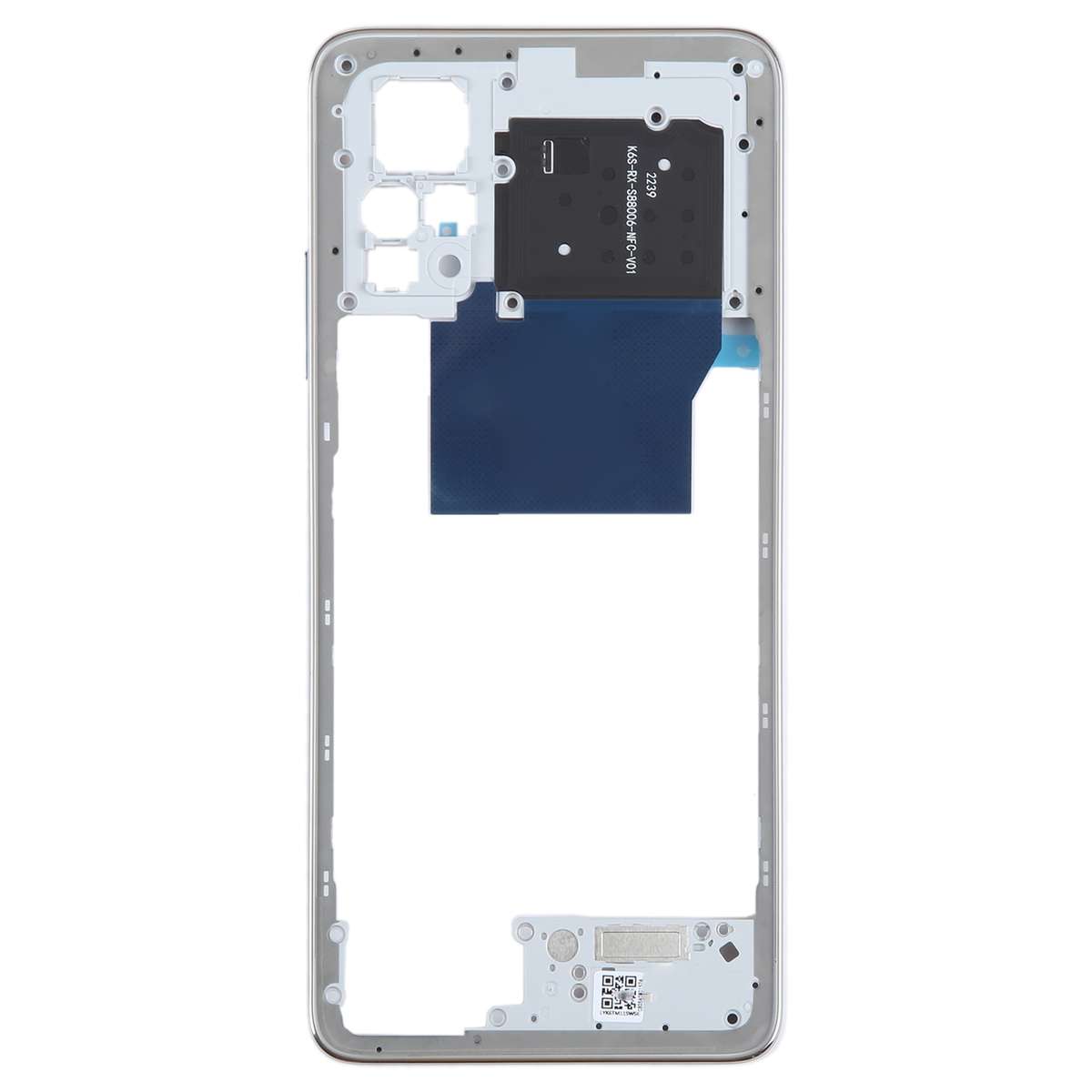For Xiaomi Redmi Note 12 Pro 4G Original Middle Frame Bezel Plate (Black)