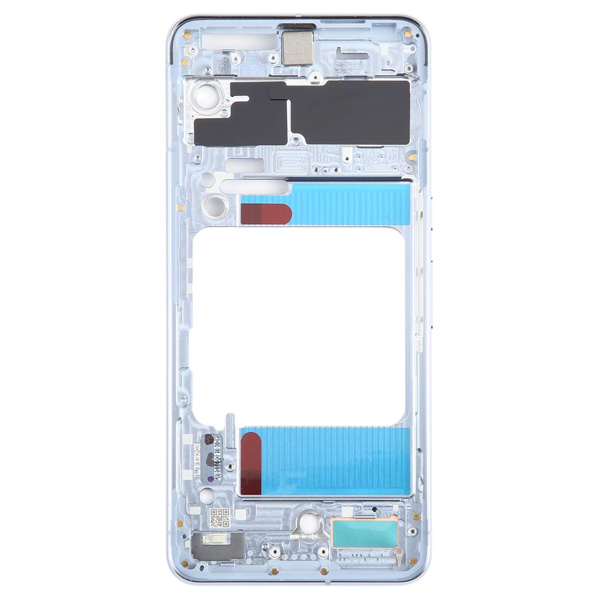 For Google Pixel 8 Pro Original Front Housing LCD Frame Bezel Plate (Black)