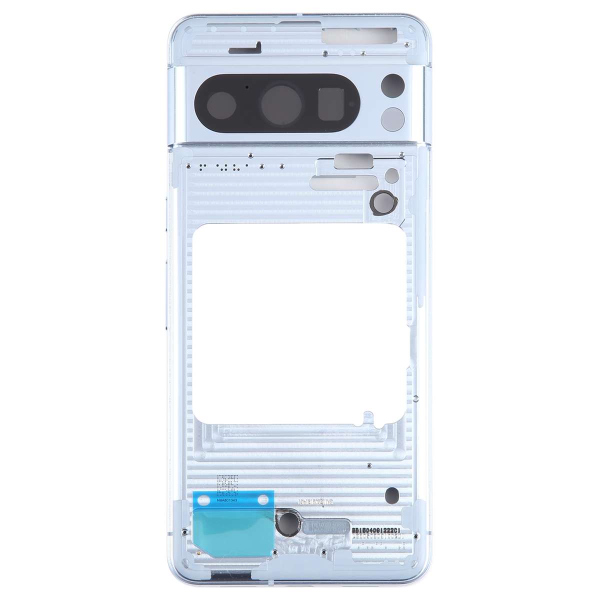 For Google Pixel 8 Pro Original Front Housing LCD Frame Bezel Plate (Black)