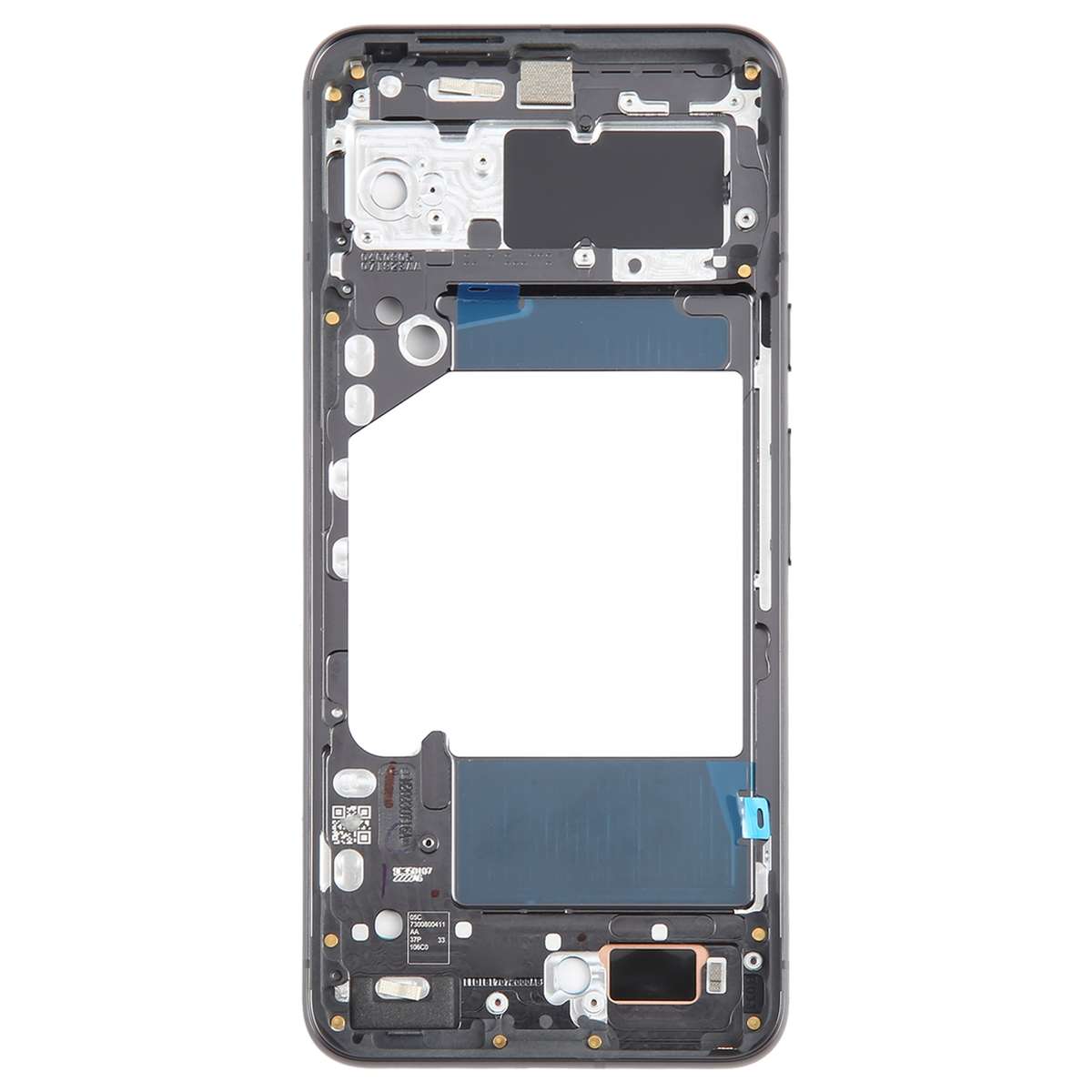 For Google Pixel 8 Original Front Housing LCD Frame Bezel Plate (Black)