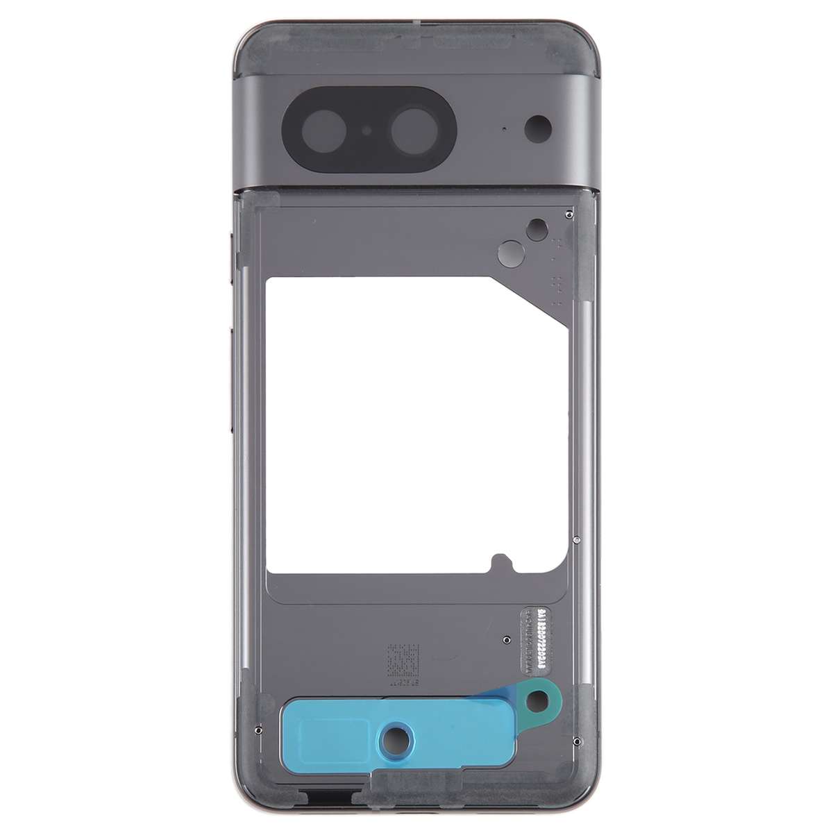 For Google Pixel 8 Original Front Housing LCD Frame Bezel Plate (Black)