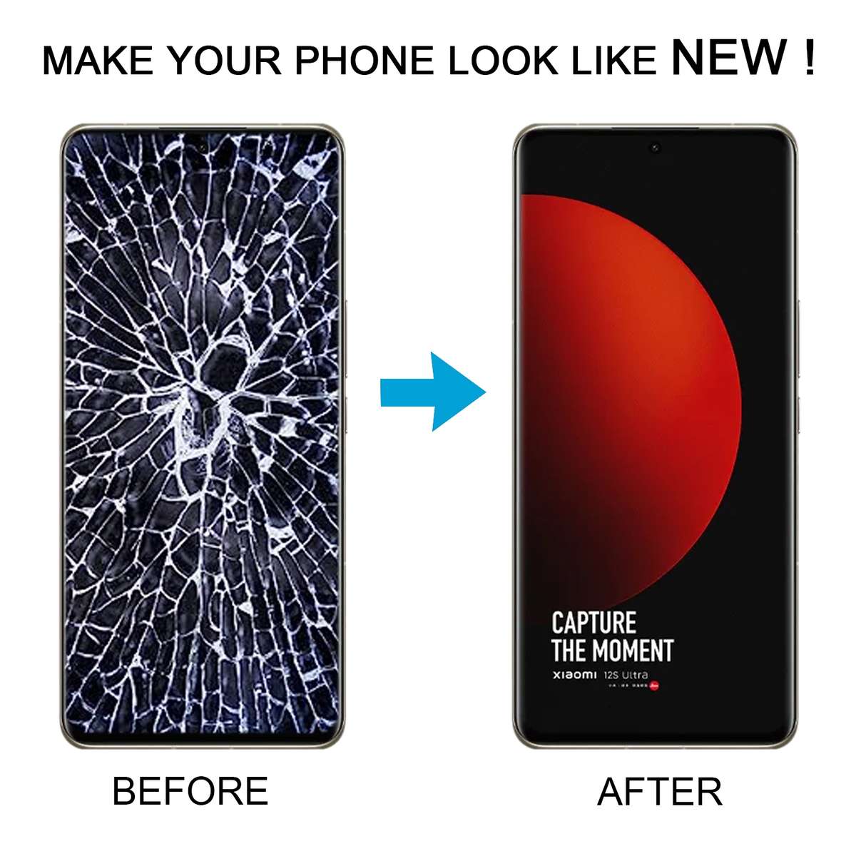 For Xiaomi Mi 12s Ultra LTPO AMOLED Material Original LCD Screen and Digitizer Full Assembly