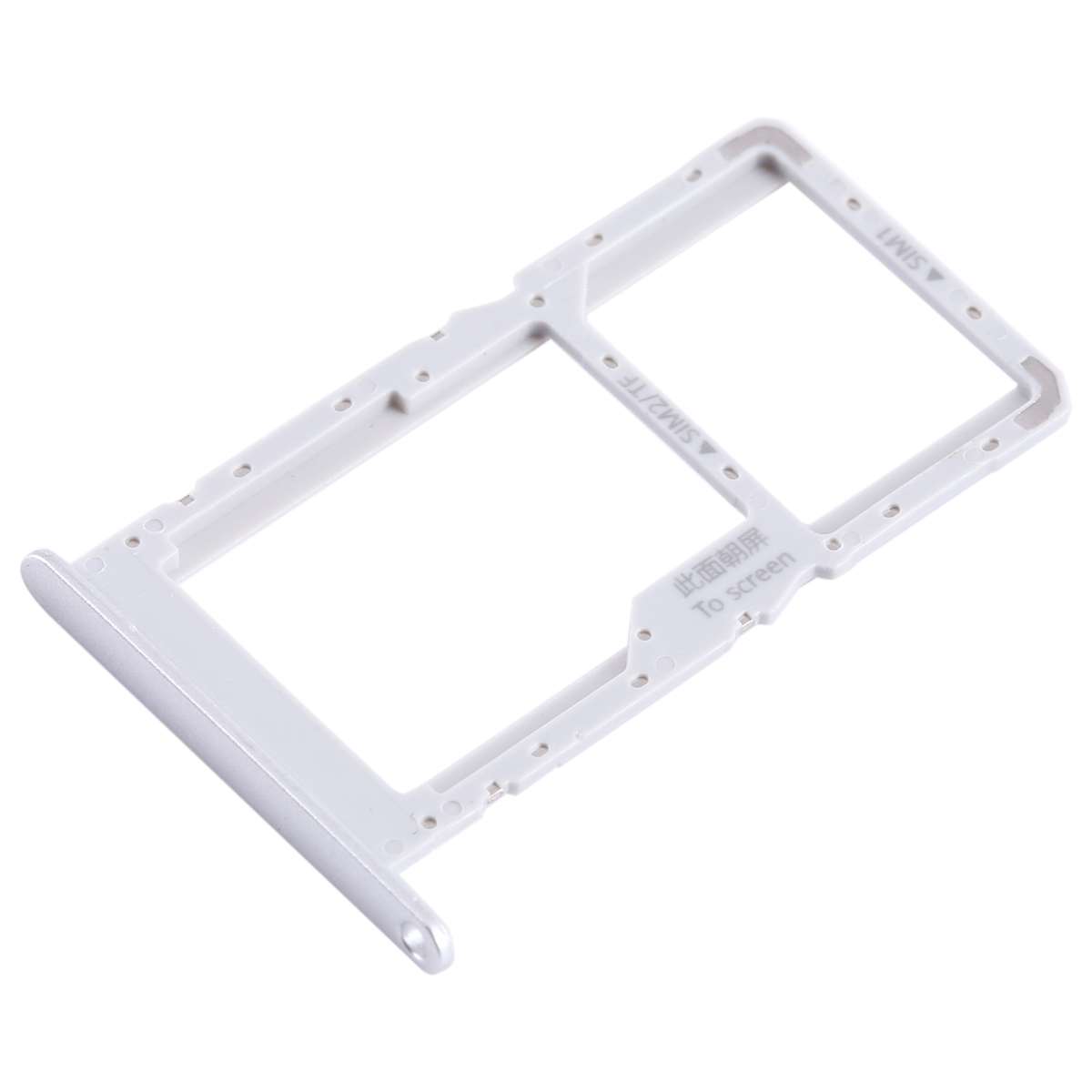 For Huawei nova Y70 Plus SIM + SIM / Micro SD Card Tray (Black)