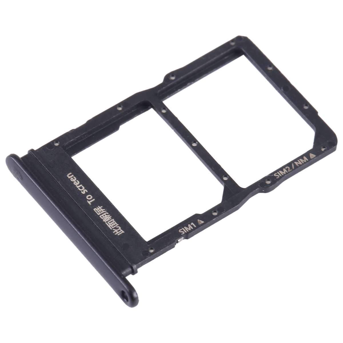 For Honor X10 Pro SIM + SIM / NM Card Tray (Black)