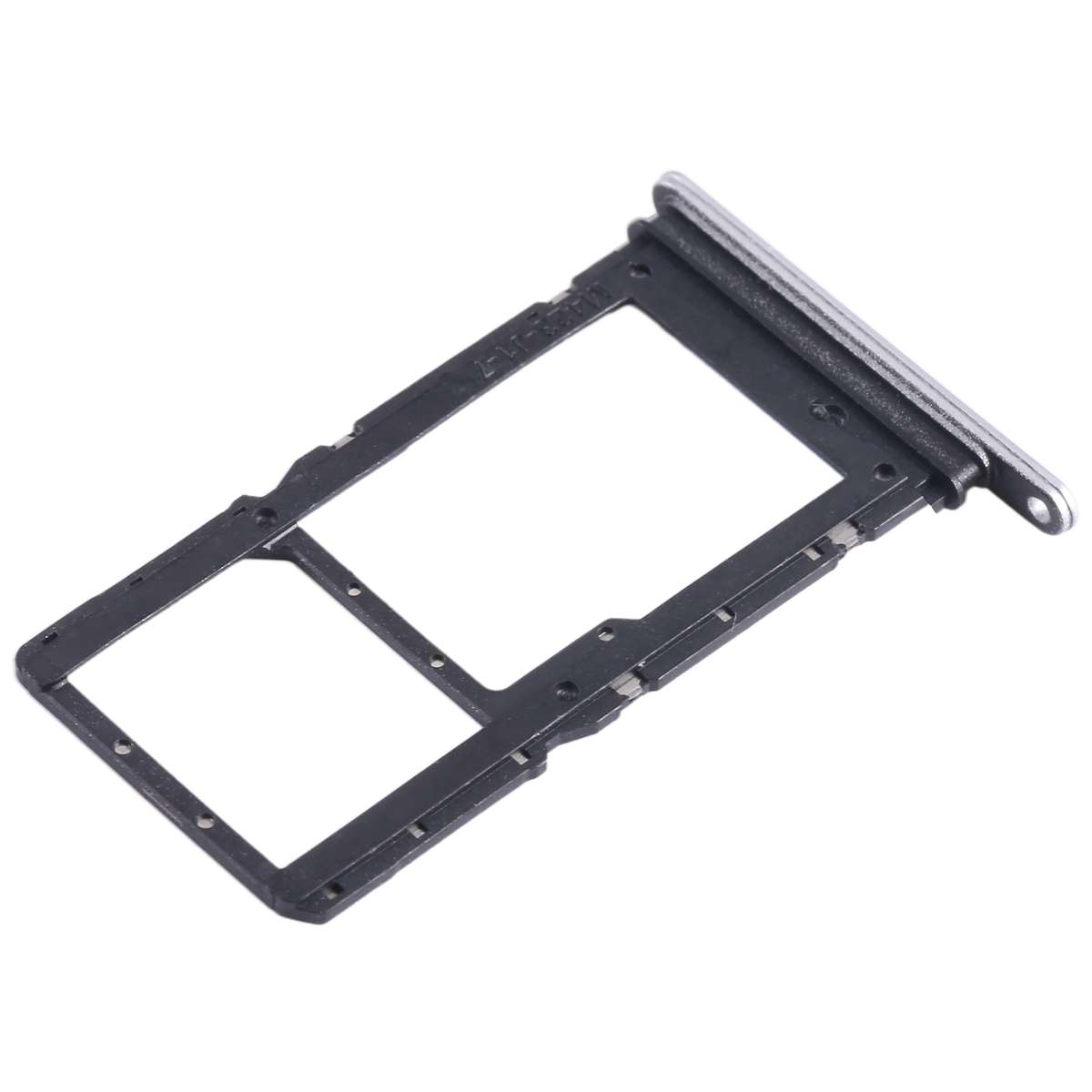 For Honor Play6C SIM + SIM / Micro SD Card Tray (Black)