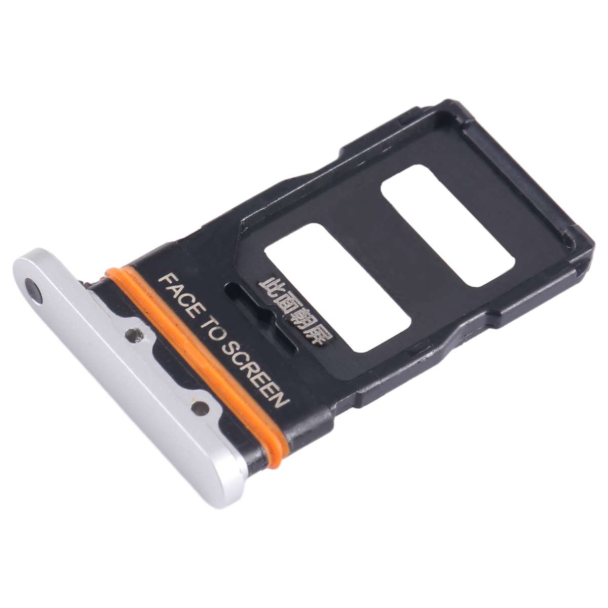For Xiaomi 12S Pro SIM Card Tray + SIM Card Tray (Black)
