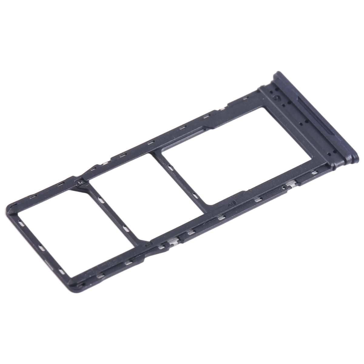 For Tecno Pova Neo SIM Card Tray + SIM Card Tray + Micro SD Card Tray (Blue)