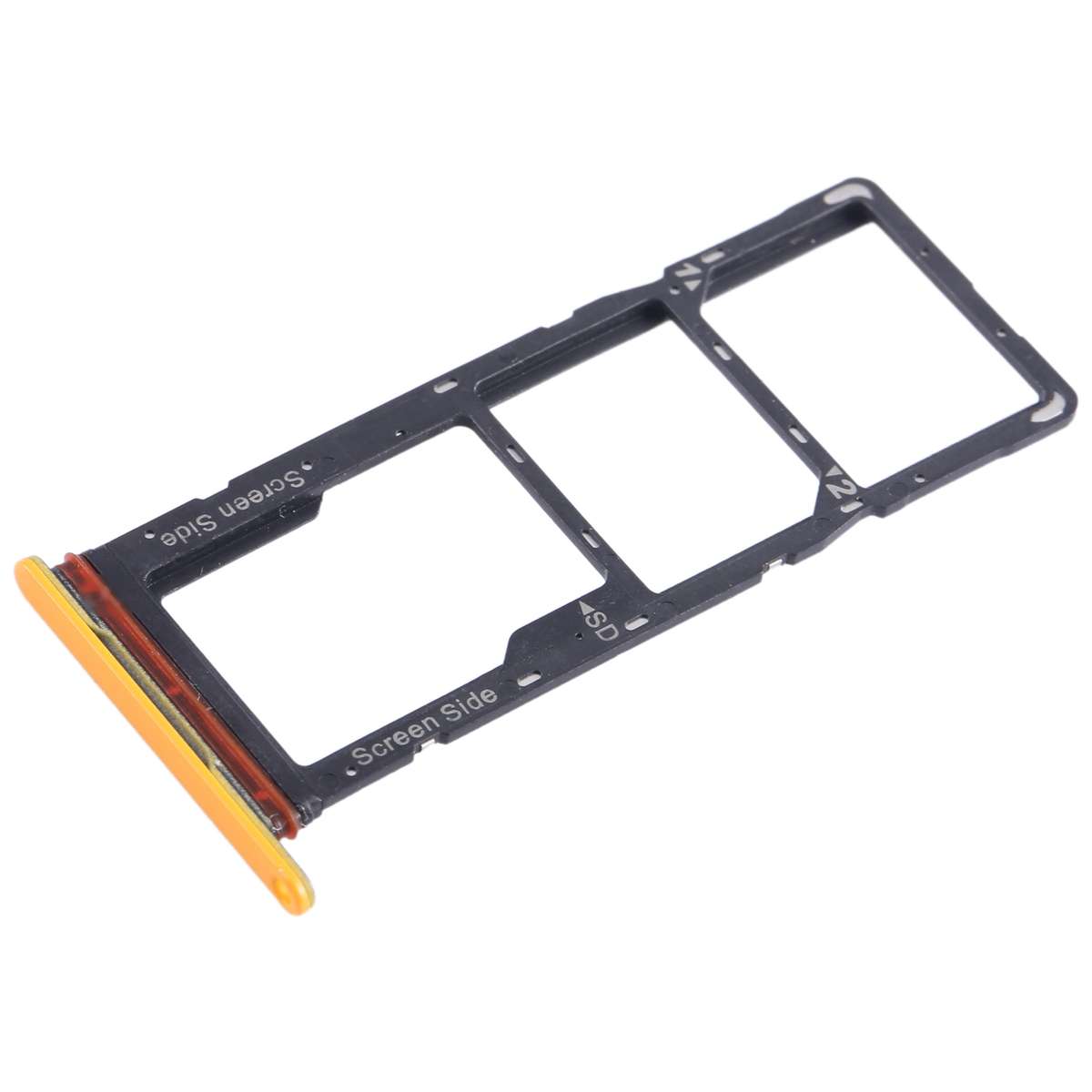 For Tecno Spark Go 2023 BF7n SIM Card Tray + SIM Card Tray + Micro SD Card Tray (Black)