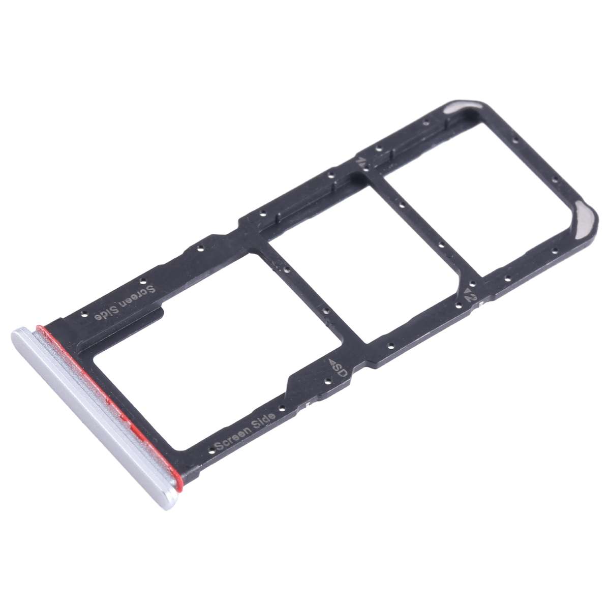 For Tecno Spark 10 Pro KI7 SIM Card Tray + SIM Card Tray + Micro SD Card Tray (Blue)