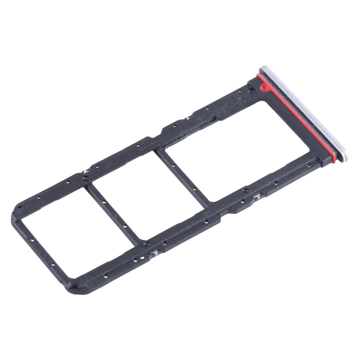 For Tecno Spark 10 Pro KI7 SIM Card Tray + SIM Card Tray + Micro SD Card Tray (Blue)