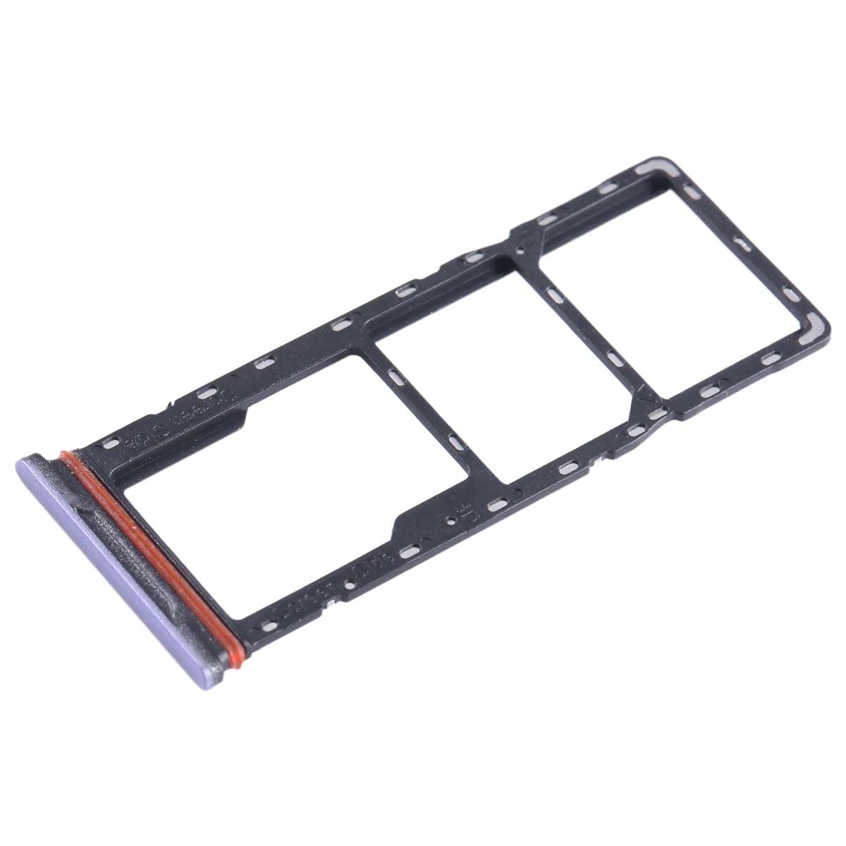 For Infinix Hot 10i X659B SIM Card Tray + SIM Card Tray + Micro SD Card Tray (Black)