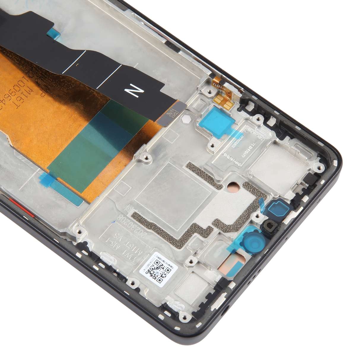 For Xiaomi Poco F5 Original AMOLED Material LCD Screen Digitizer Full Assembly with Frame (Black)