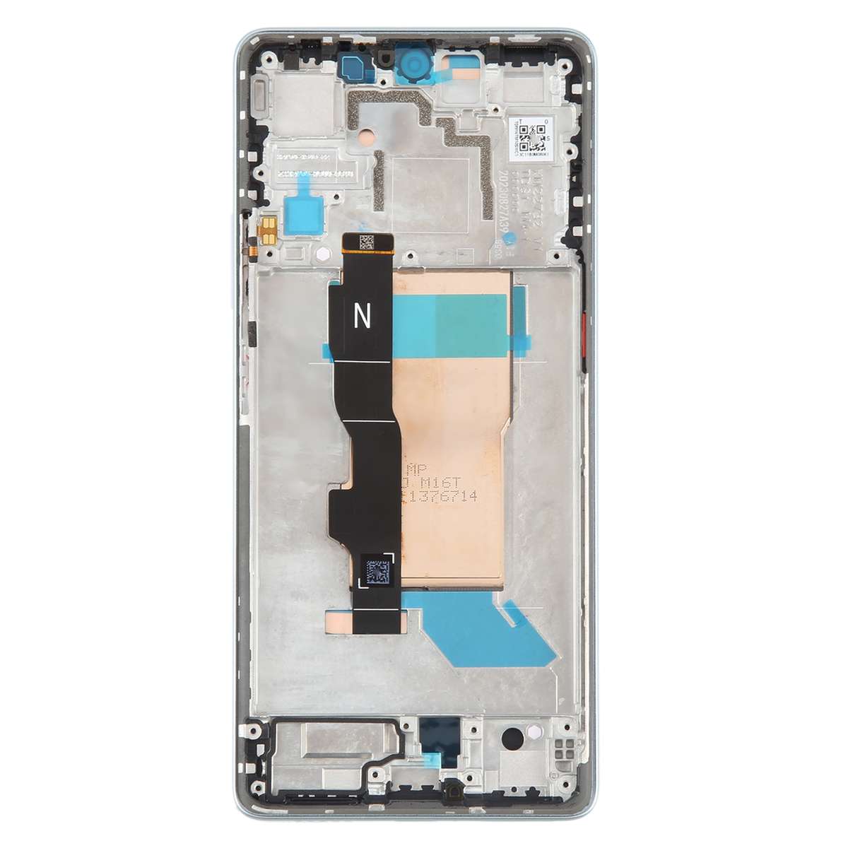 For Xiaomi Poco F5 Original AMOLED Material LCD Screen Digitizer Full Assembly with Frame (Black)