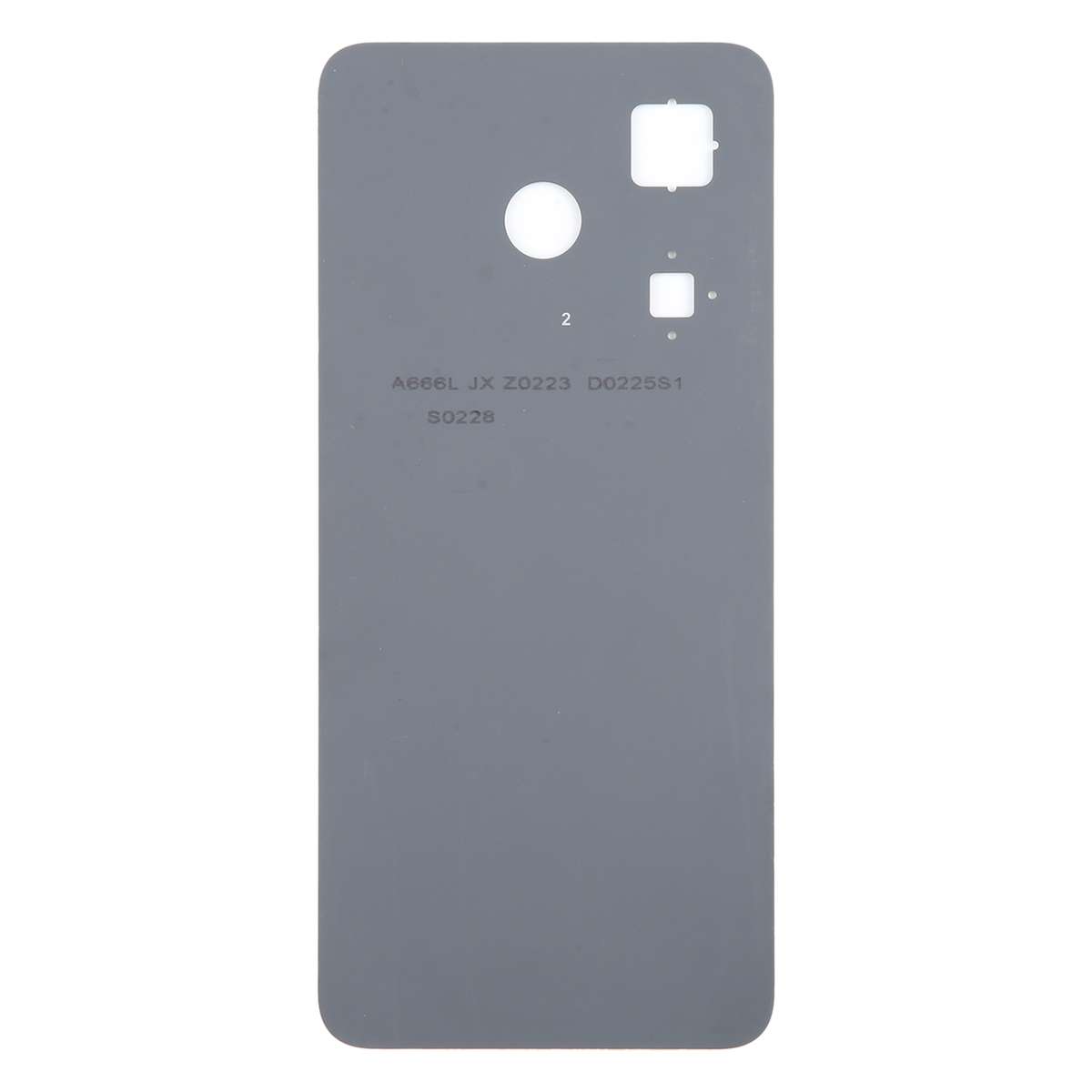 For itel P55 Original Battery Back Cover(Black)