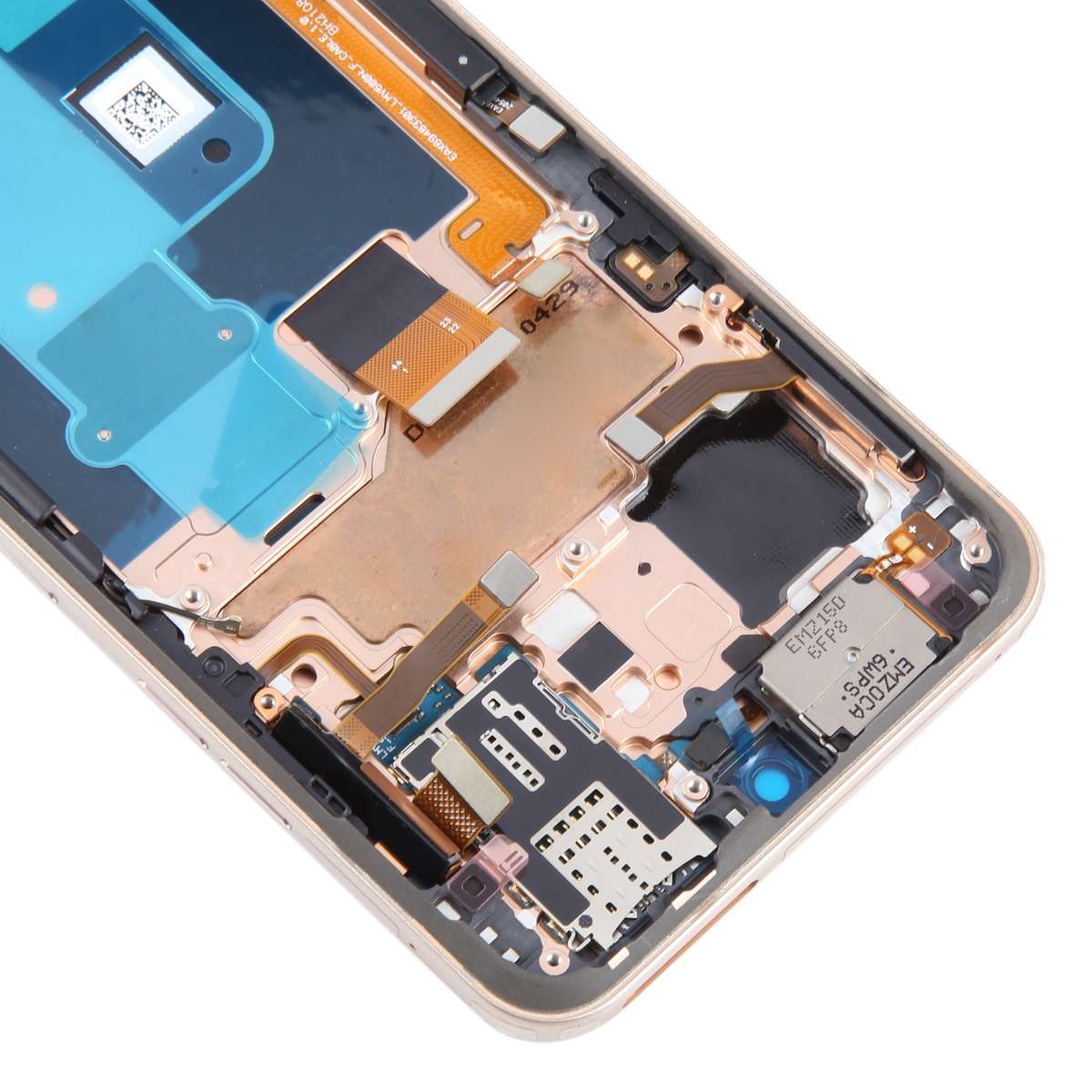 For LG V60 ThinQ US Version Original LCD Screen Digitizer Full Assembly with Frame (Black)