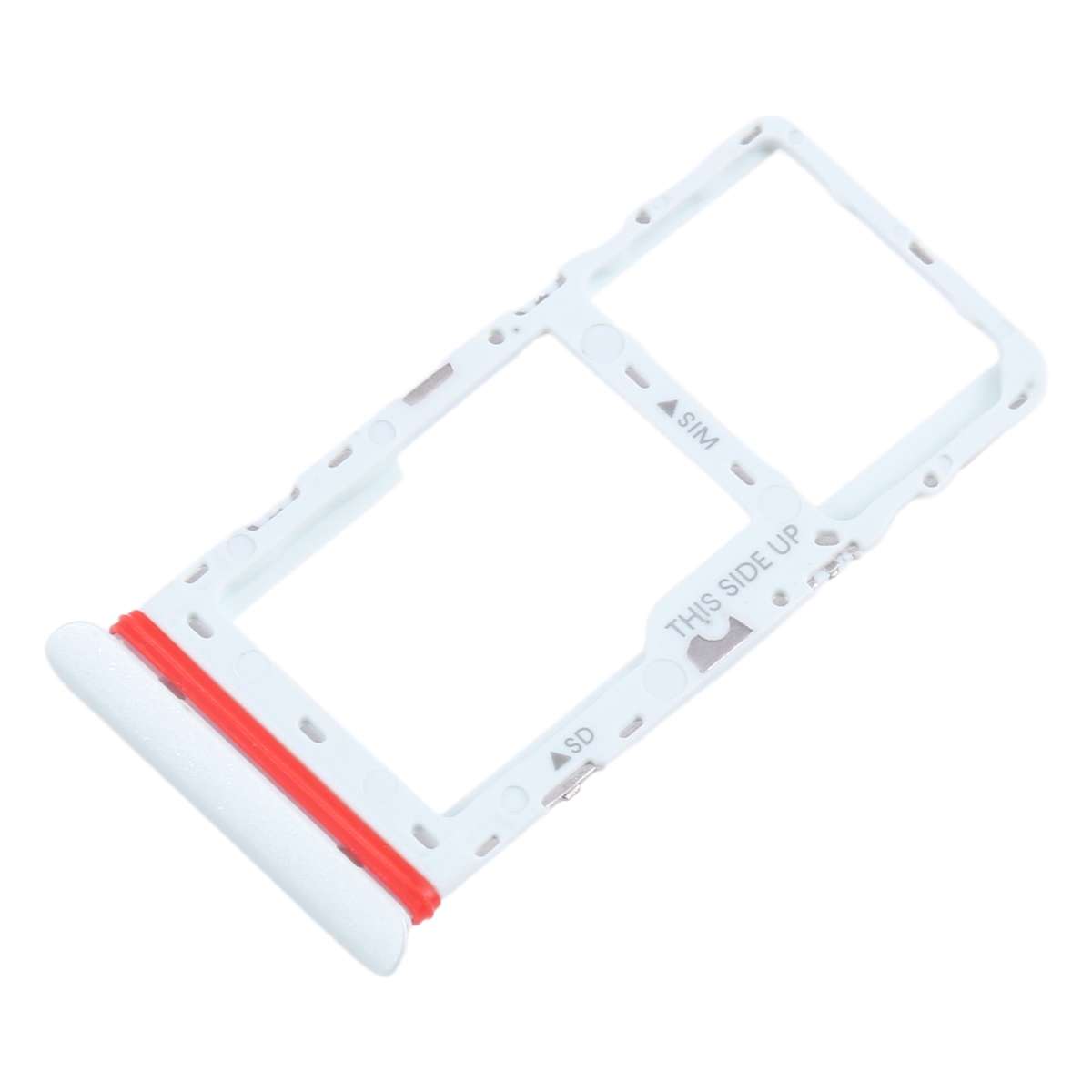 For Alcatel 1T 10 inch 2020 8091 SIM Card Tray + Micro SD Card Tray (Black)