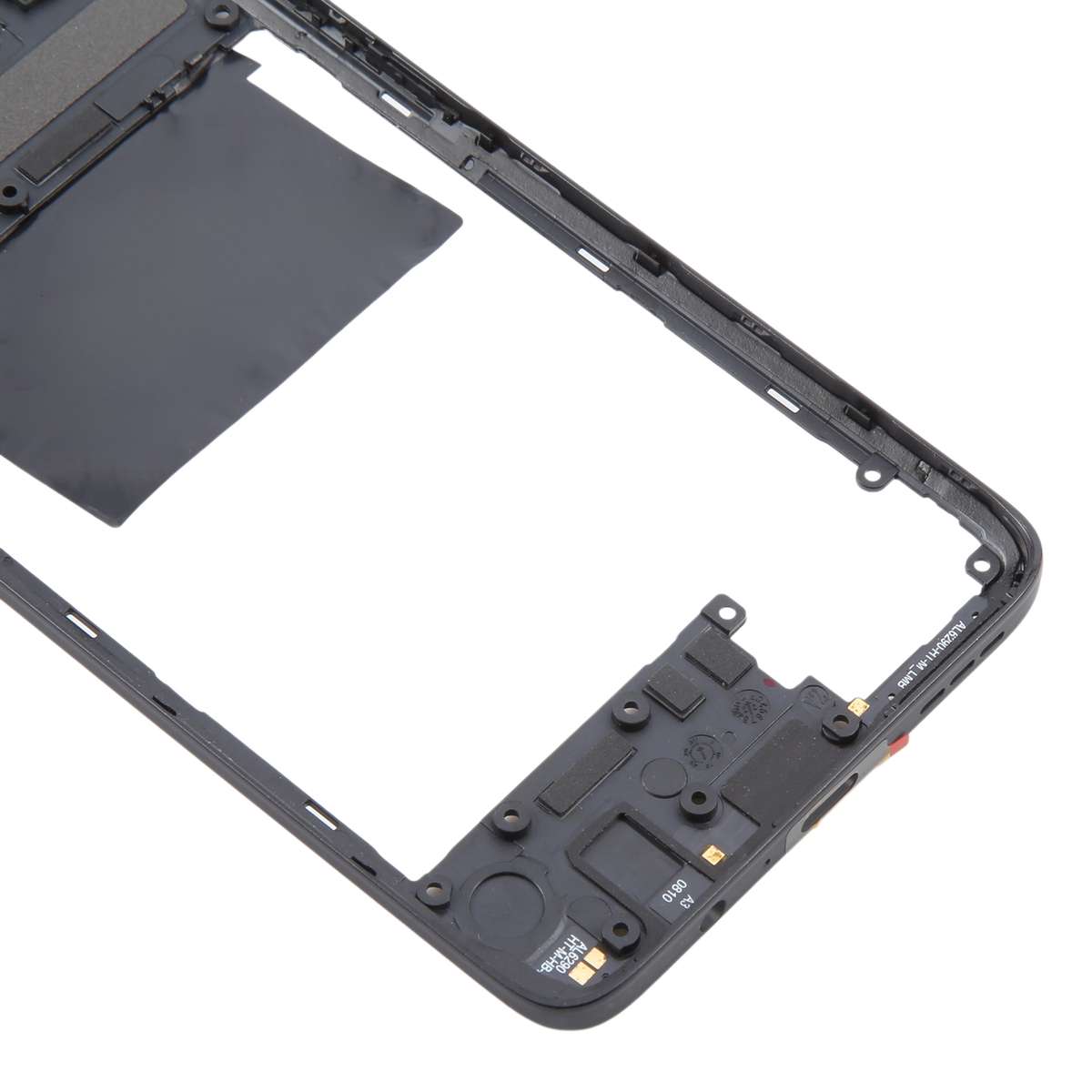 For Motorola Moto G72 Original Middle Frame Bezel Plate (Black)