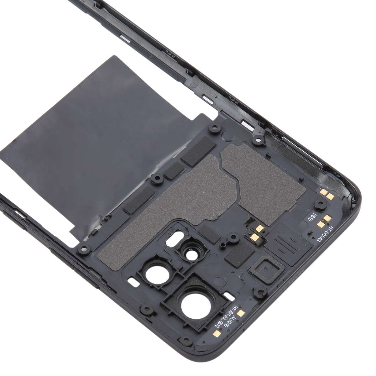 For Motorola Moto G72 Original Middle Frame Bezel Plate (Black)