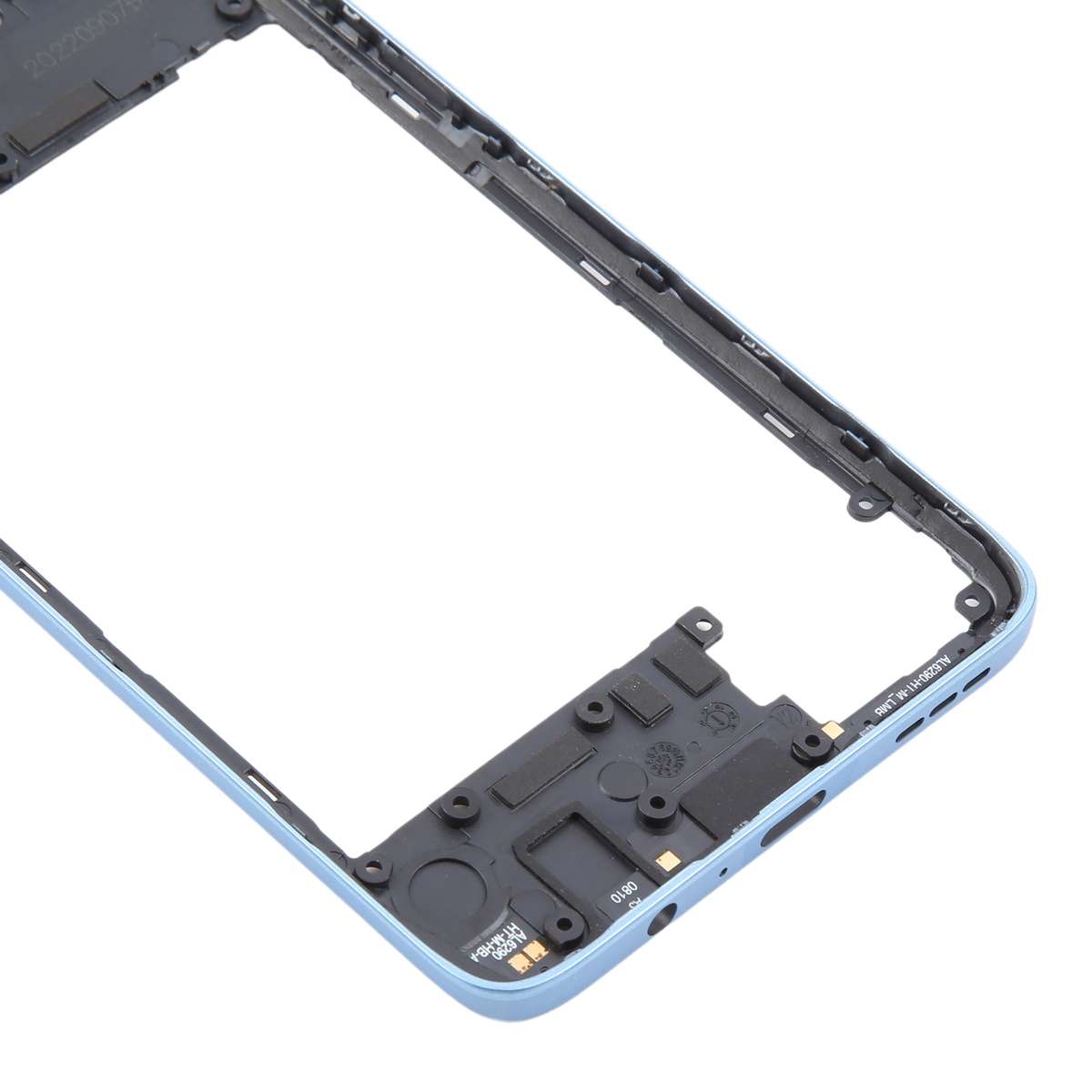For Motorola Moto G72 Original Middle Frame Bezel Plate (Black)