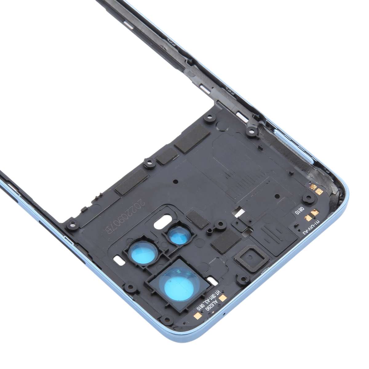 For Motorola Moto G72 Original Middle Frame Bezel Plate (Black)