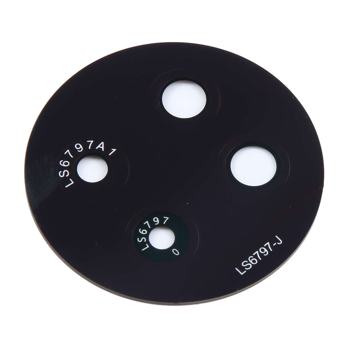 For Realme 13 Pro+ 10pcs Original Back Camera Lens (Black)