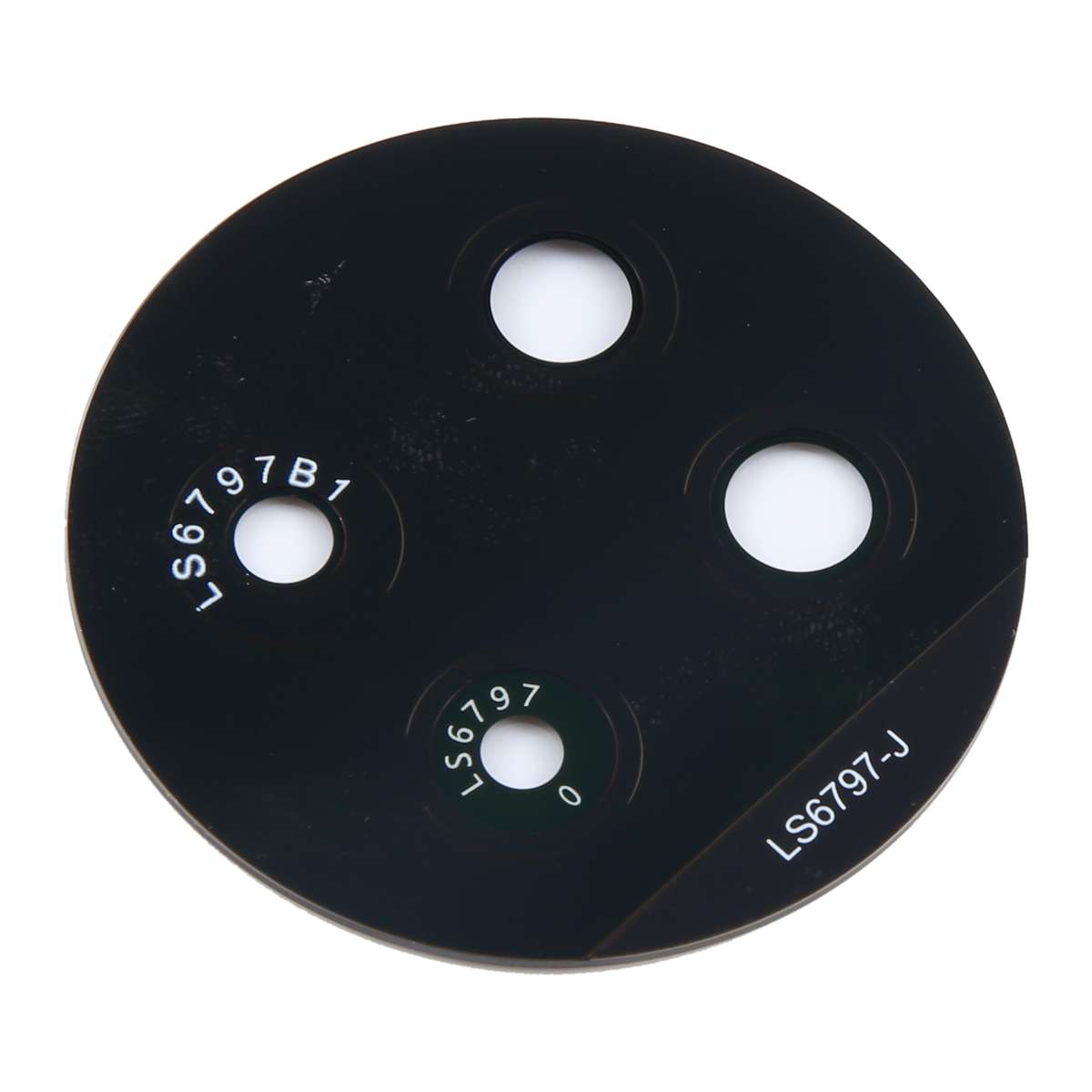 For Realme 13 Pro+ 10pcs Original Back Camera Lens (Black)