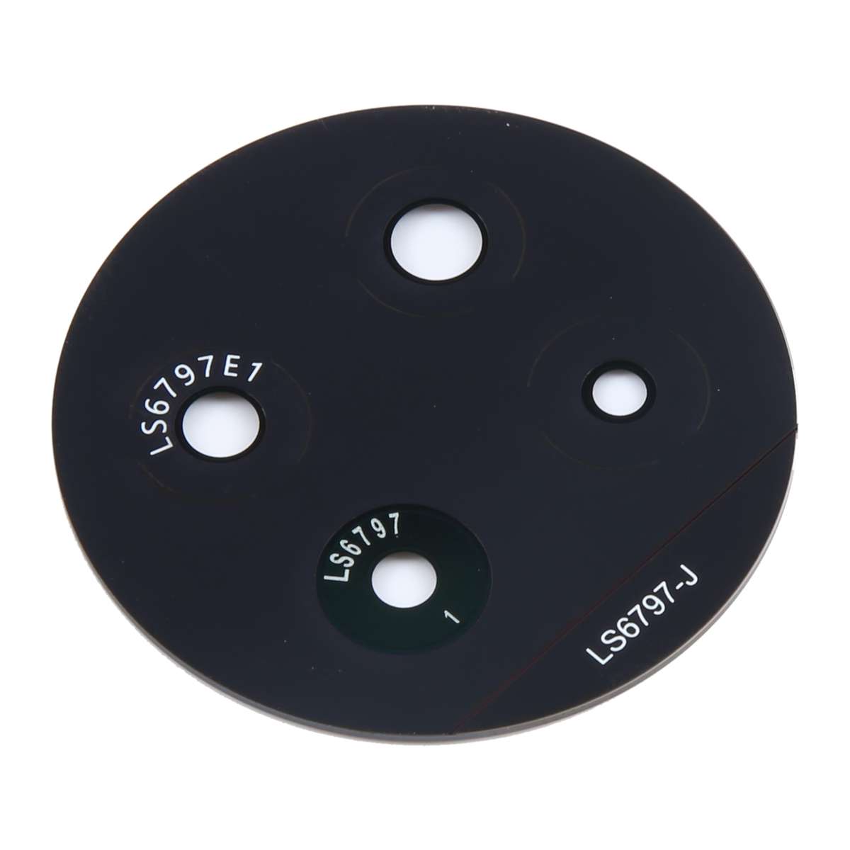 For Realme 13 Pro 10pcs Original Back Camera Lens (Black)